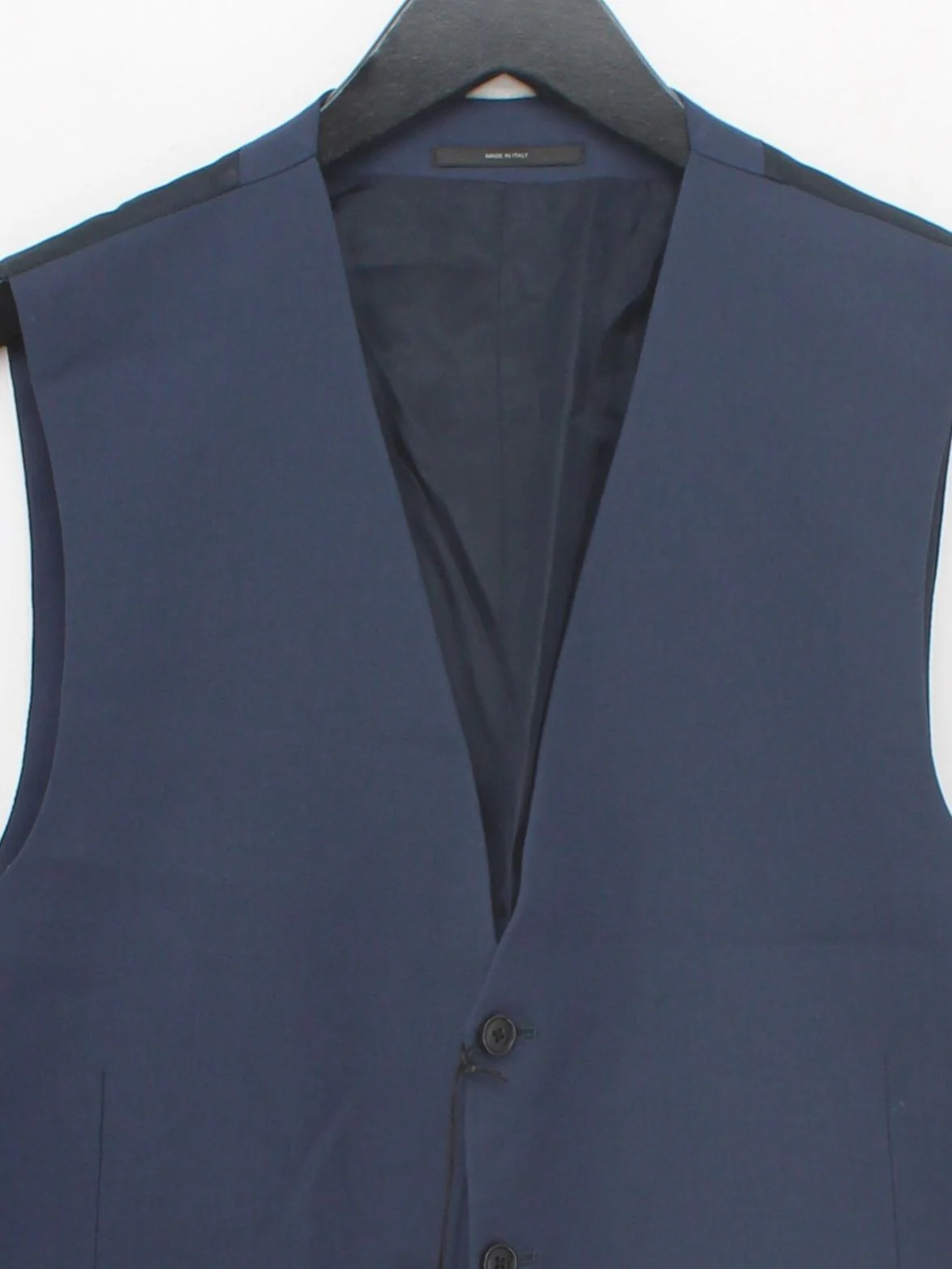 Paul Smith Men's Coat Chest: 42 in Blue Wool with Viscose Overcoat New with tags - Image 3