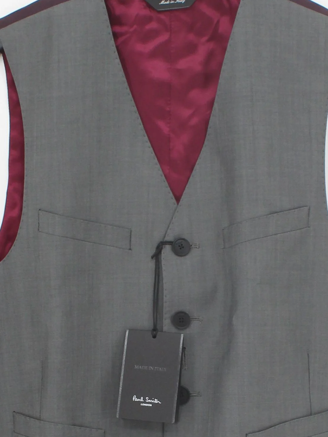 Paul Smith Men's Coat Chest: 42 in Grey Wool New with tags - Image 3