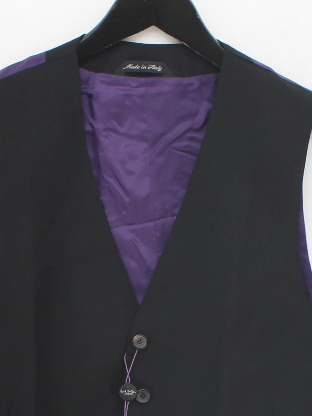 Paul Smith Men's Coat Chest: 46 in Black Wool New with tags - Image 3