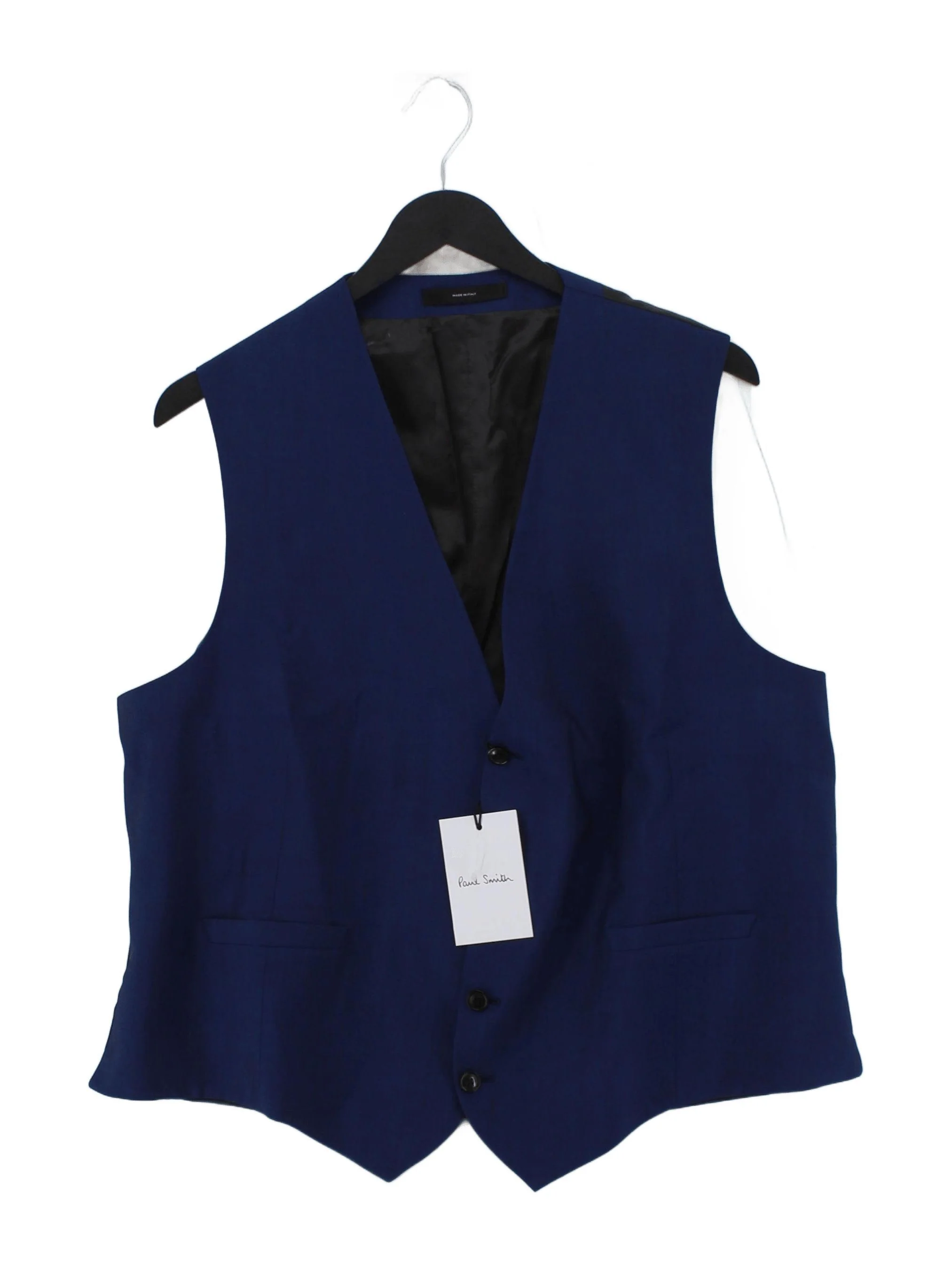 Paul Smith Men's Coat Chest: 46 in Blue Wool New with tags