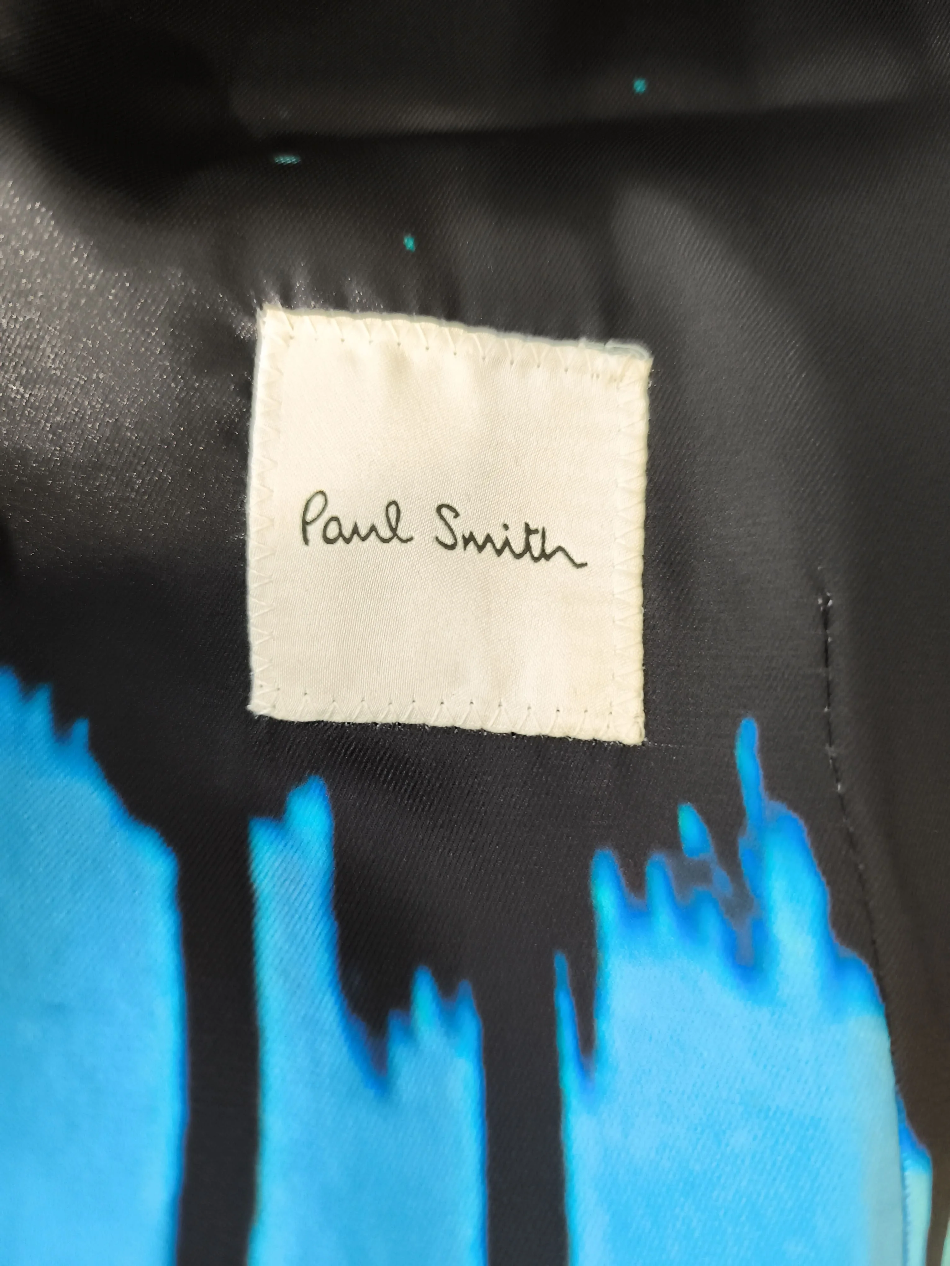 Paul Smith Men's Coat M Black 100% Viscose Overcoat New with tags - Image 5