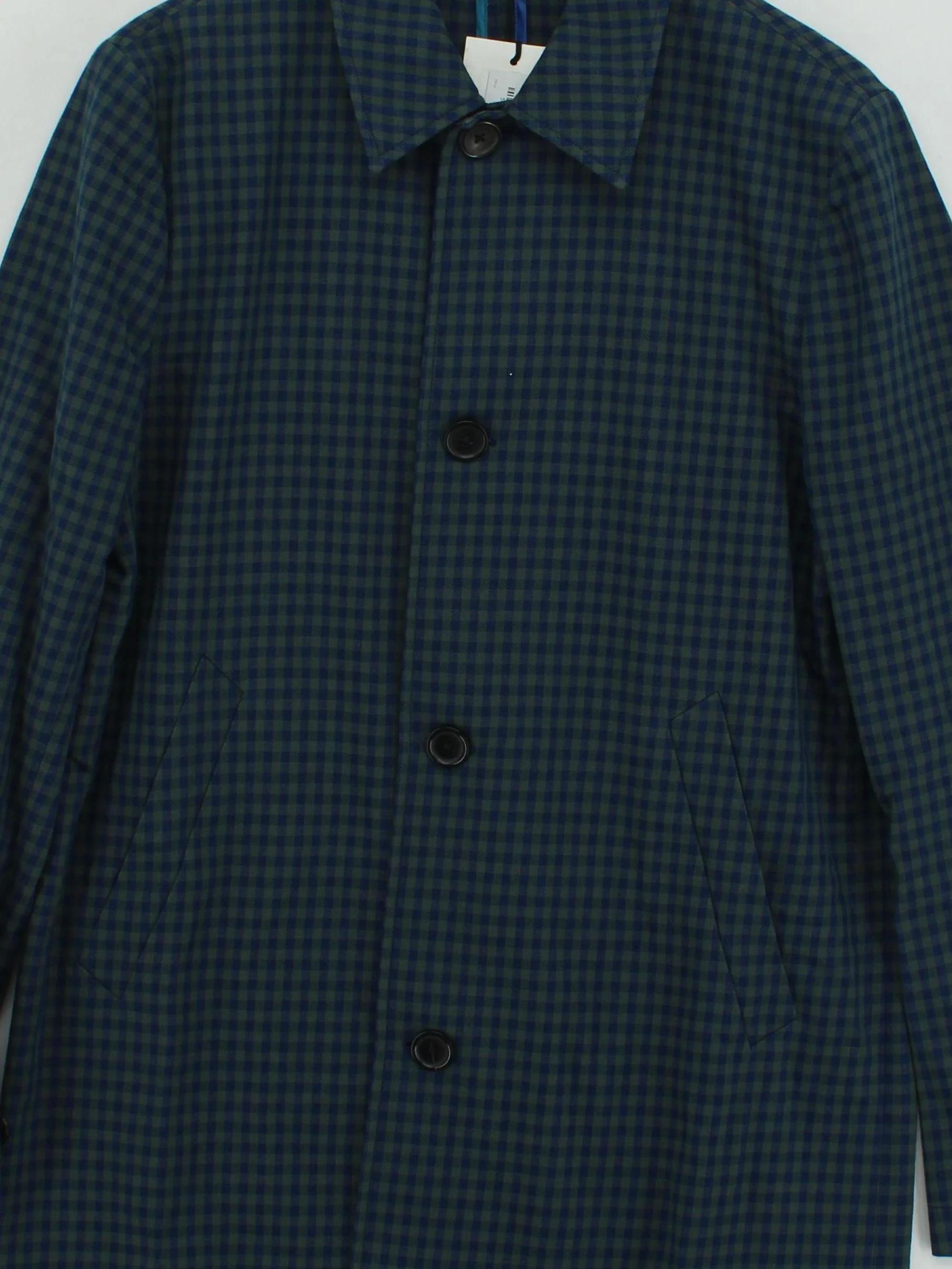 Paul Smith Men's Coat M Blue Cotton with Viscose Trench Coat New with tags - Image 3