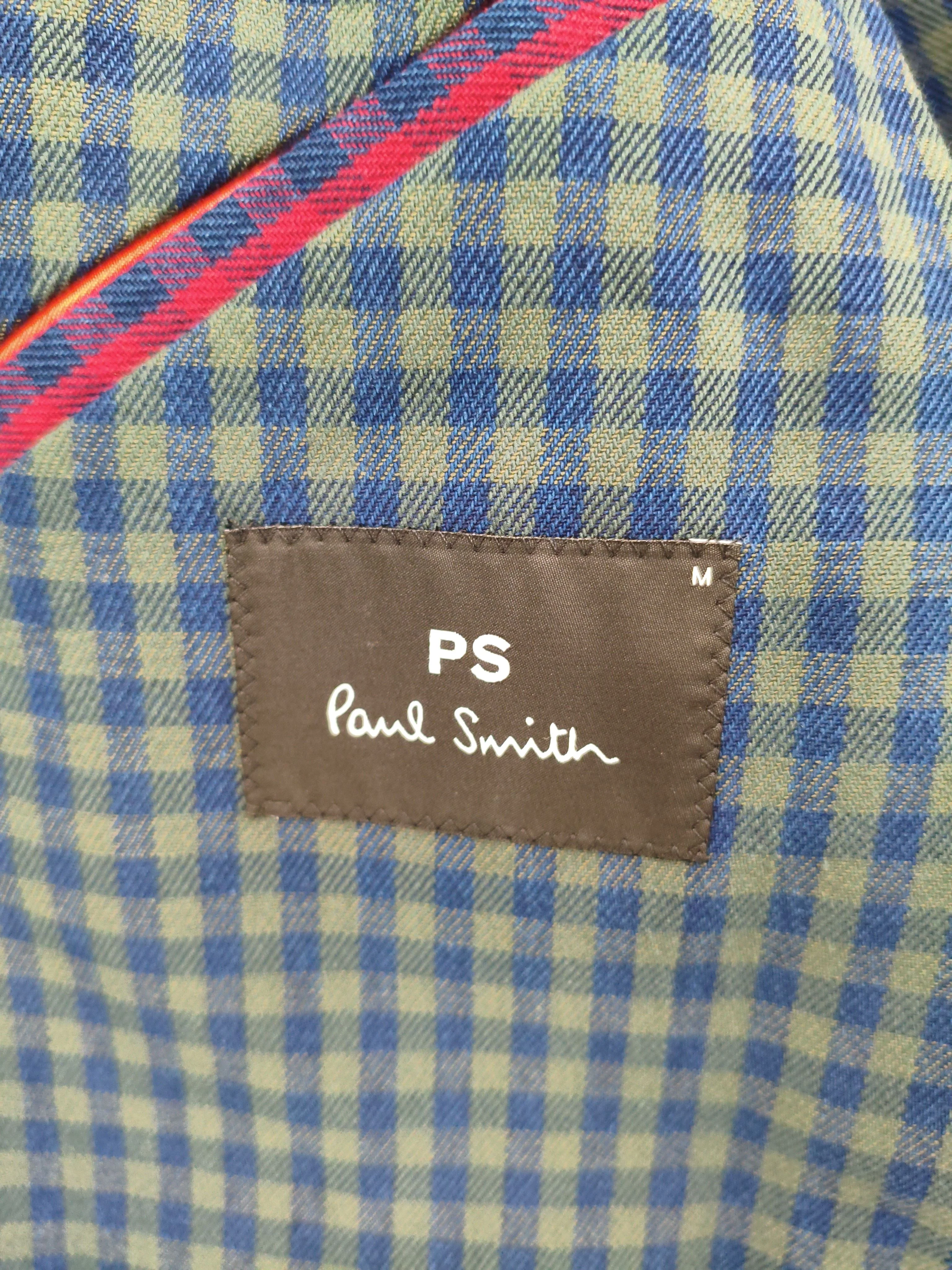 Paul Smith Men's Coat M Blue Cotton with Viscose Trench Coat New with tags - Image 5