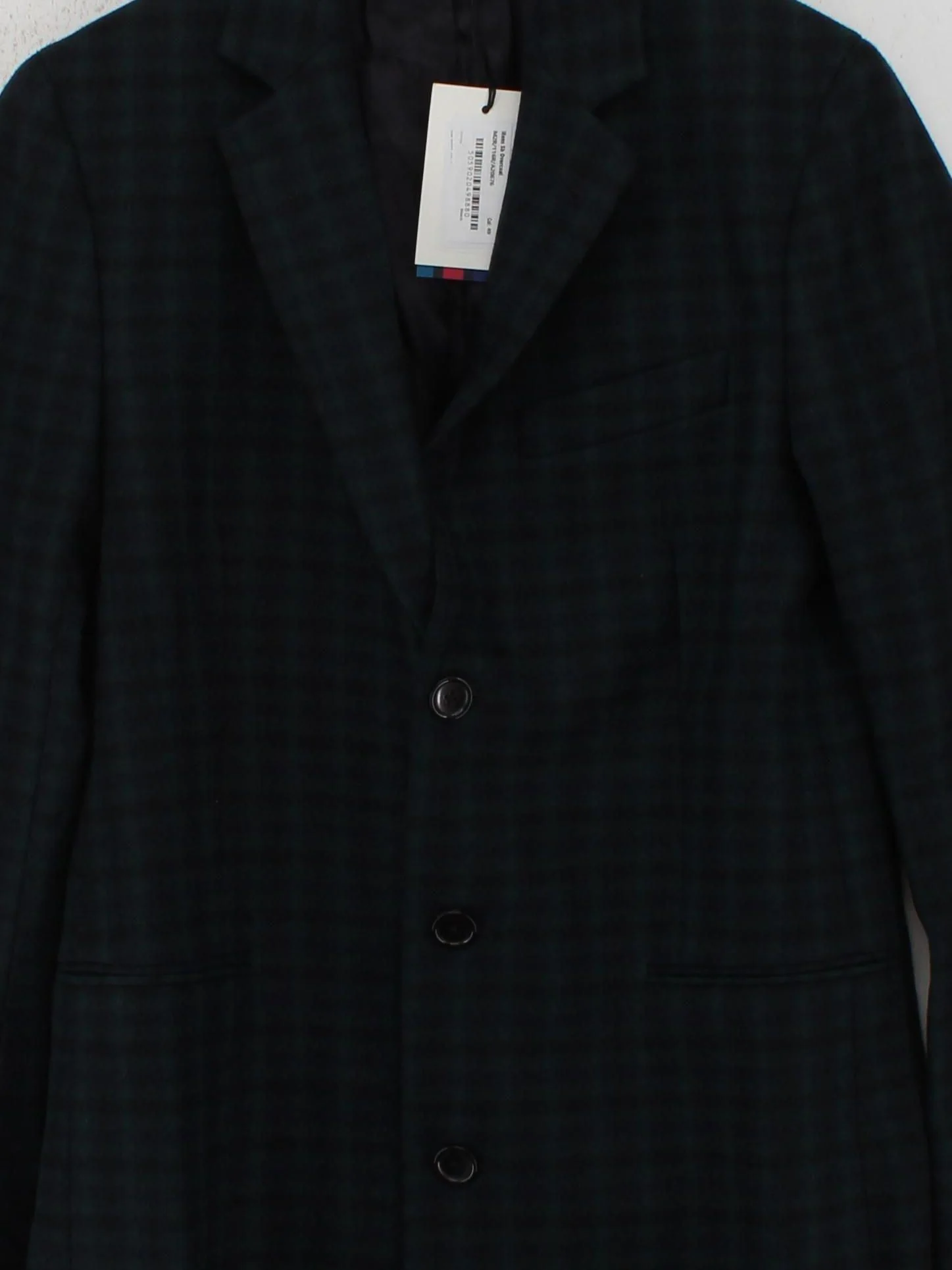 Paul Smith Men's Coat S Green Wool New with tags - Image 3