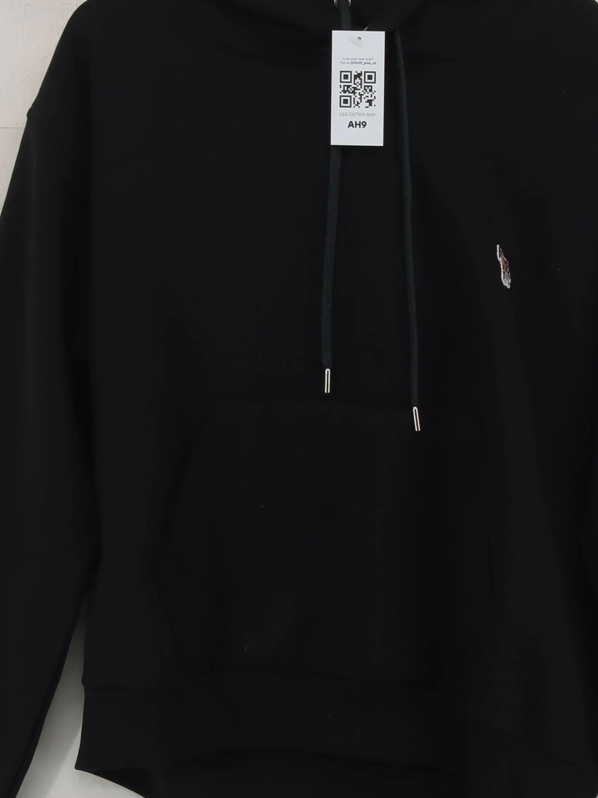 Paul Smith Men's Hoodie M Black 100% Cotton Pullover - Image 3