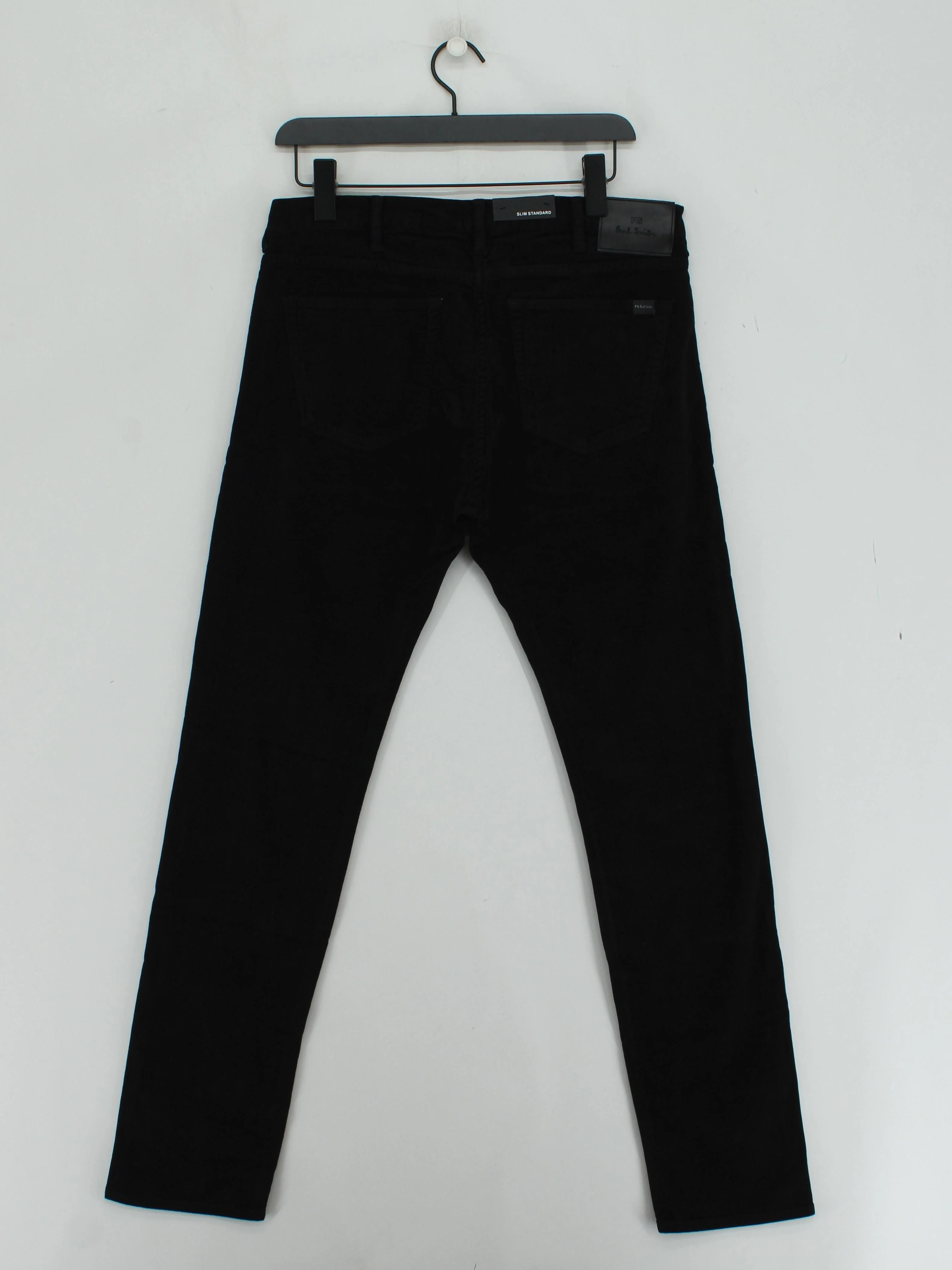 Paul Smith Men's Jeans M Black 100% Cotton Straight New with tags - Image 2