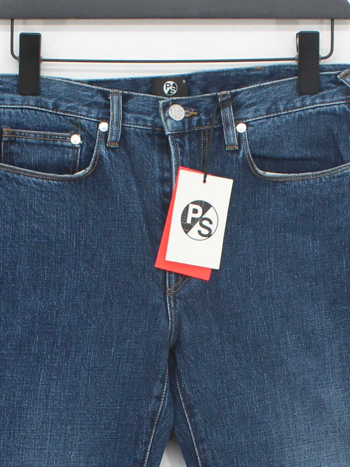 Paul Smith Men's Jeans M Blue 100% Cotton Straight New with tags - Image 3
