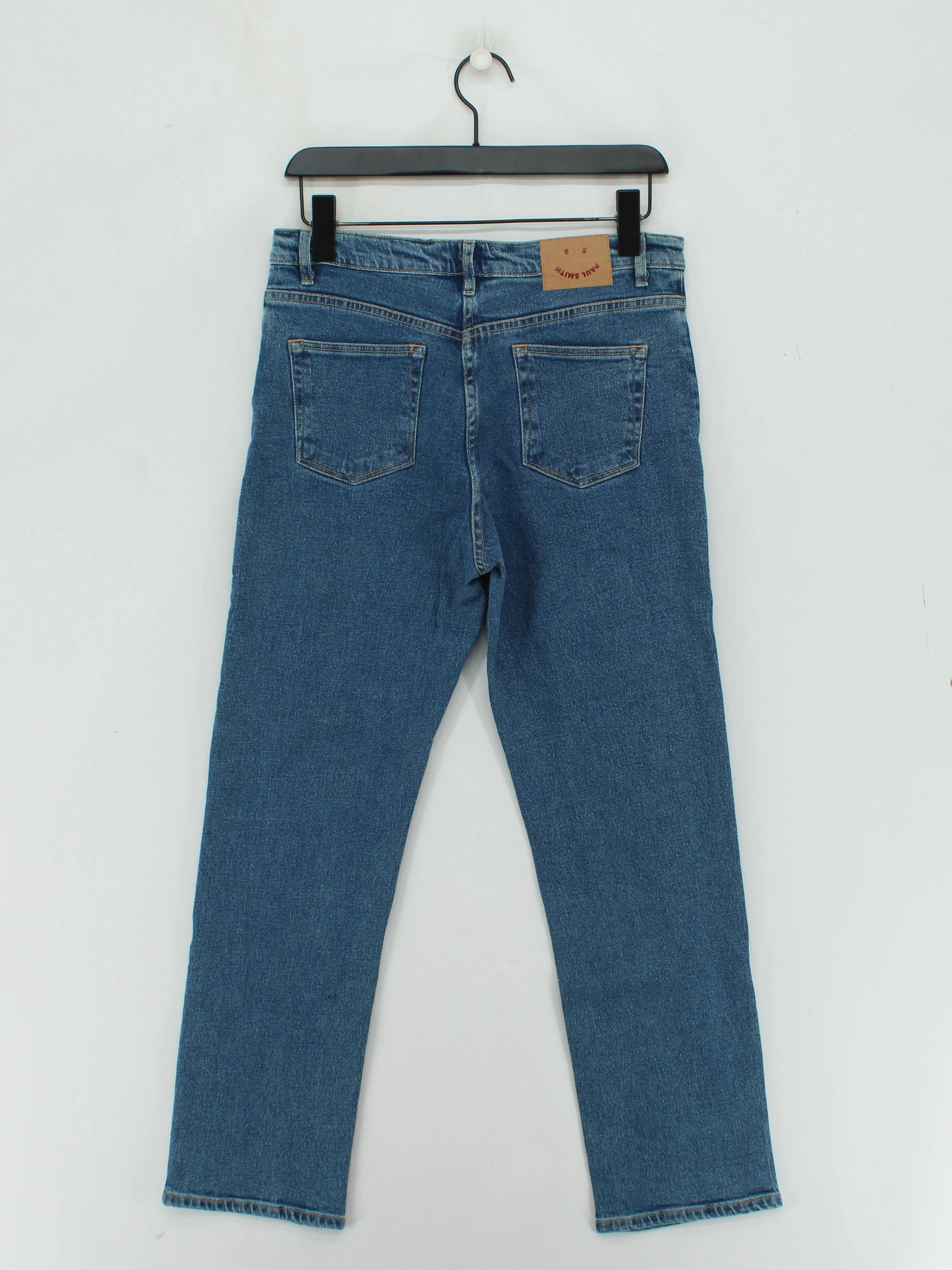 Paul Smith Men's Jeans W 26 in Blue 100% Cotton Straight New with tags - Image 2