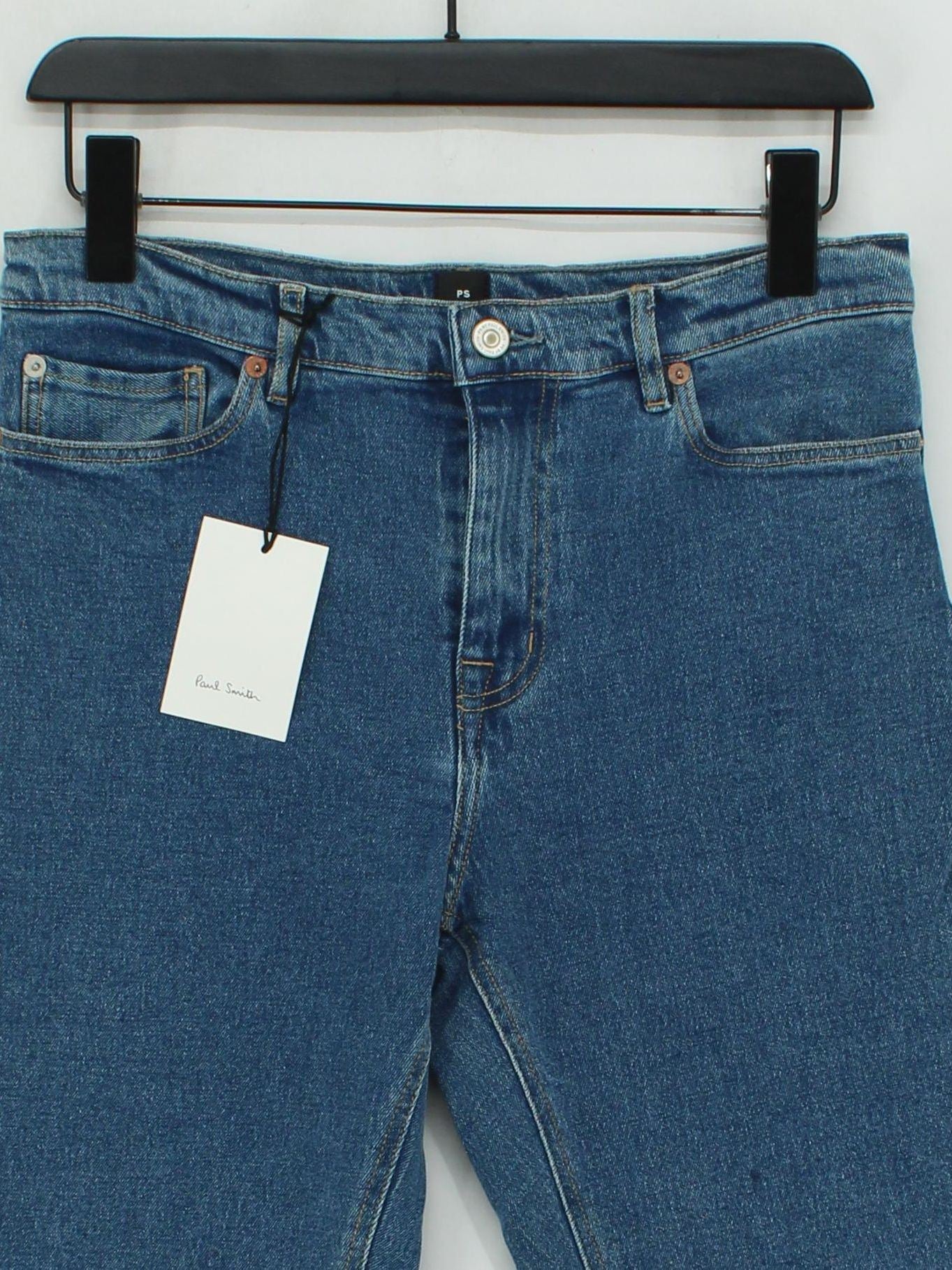 Paul Smith Men's Jeans W 26 in Blue 100% Cotton Straight New with tags - Image 3