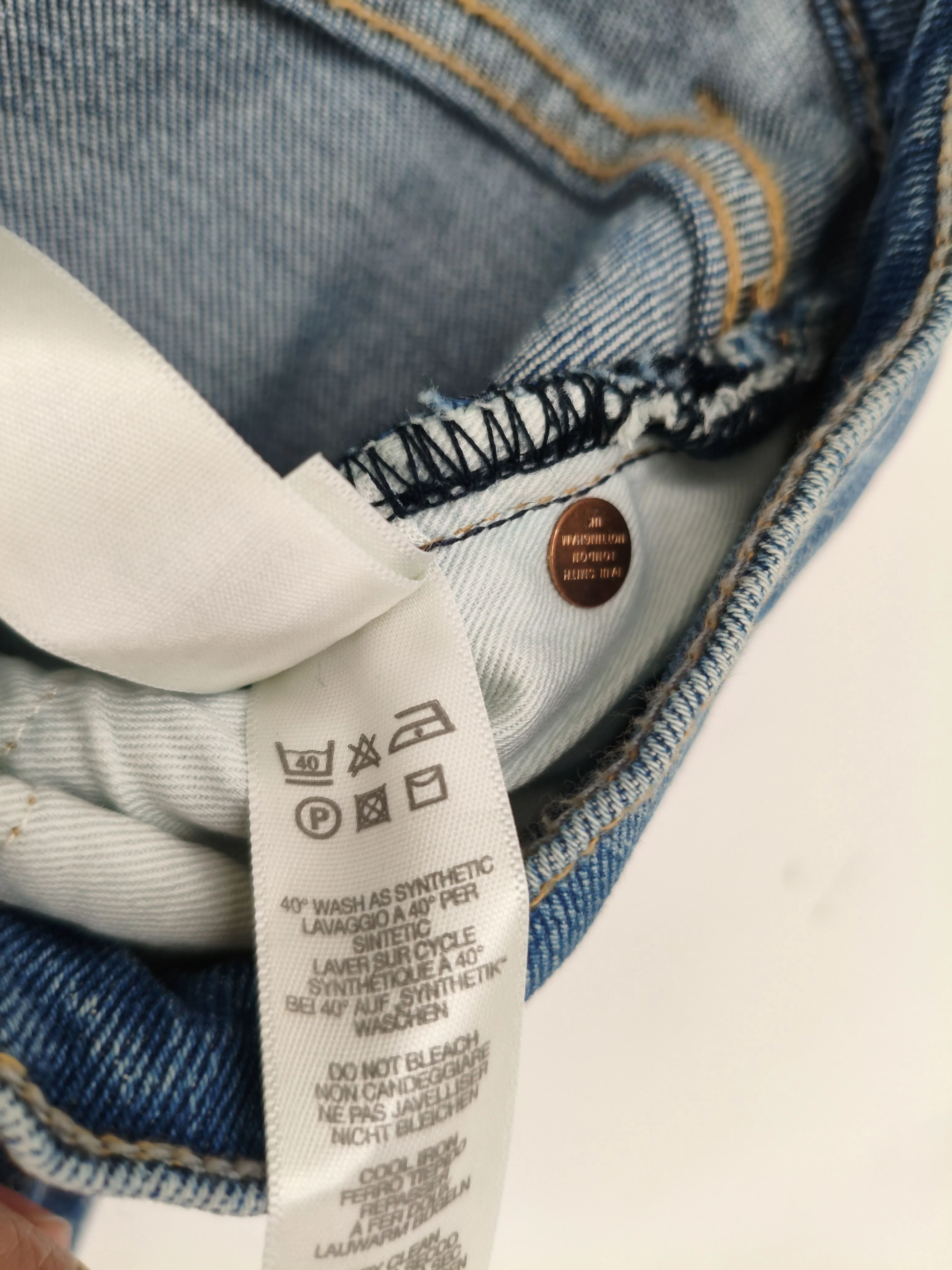 Paul Smith Men's Jeans W 26 in Blue 100% Cotton Straight New with tags - Image 6