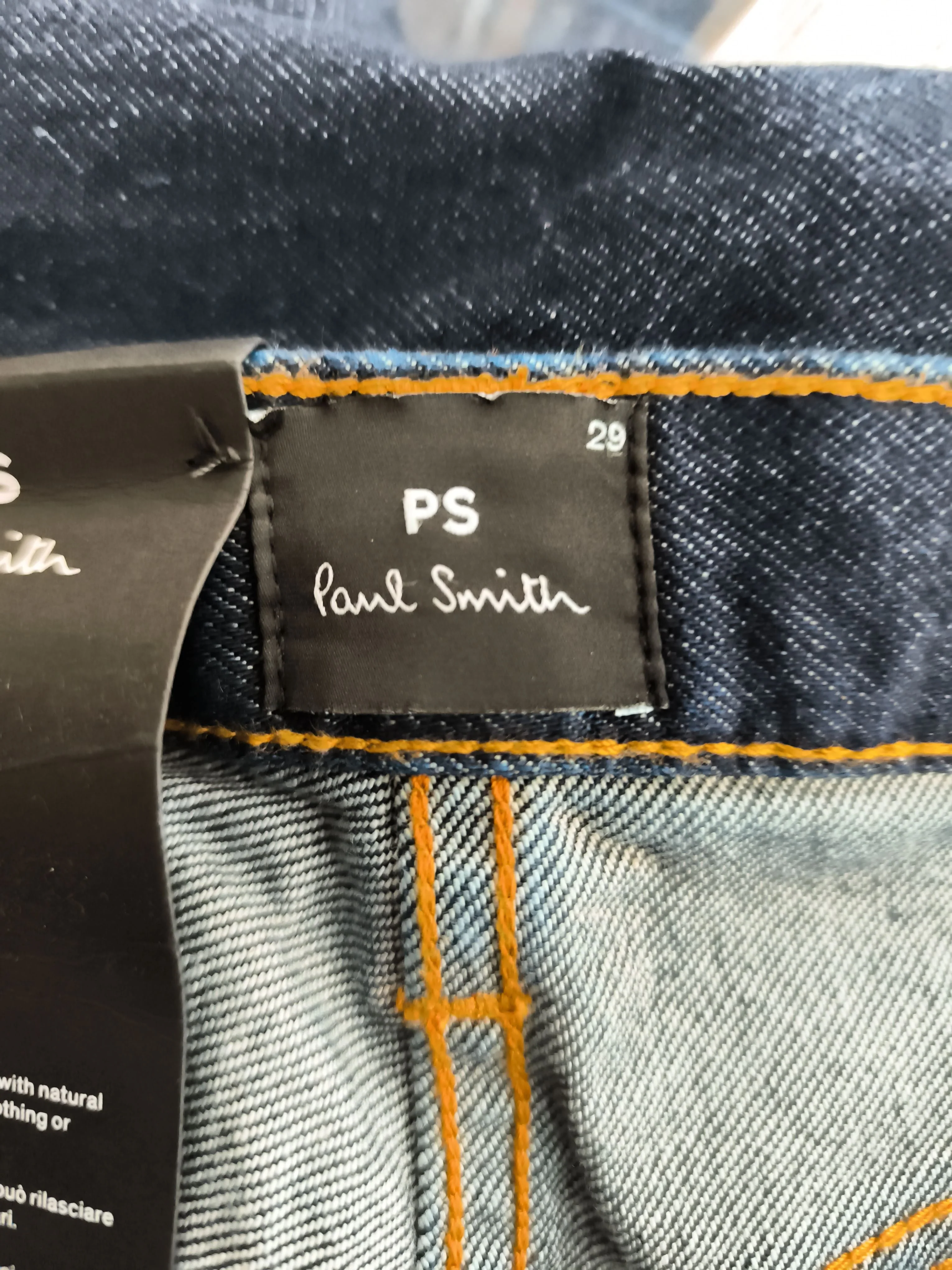 Paul Smith Men's Jeans W 29 in Blue 100% Cotton Straight New with tags - Image 5