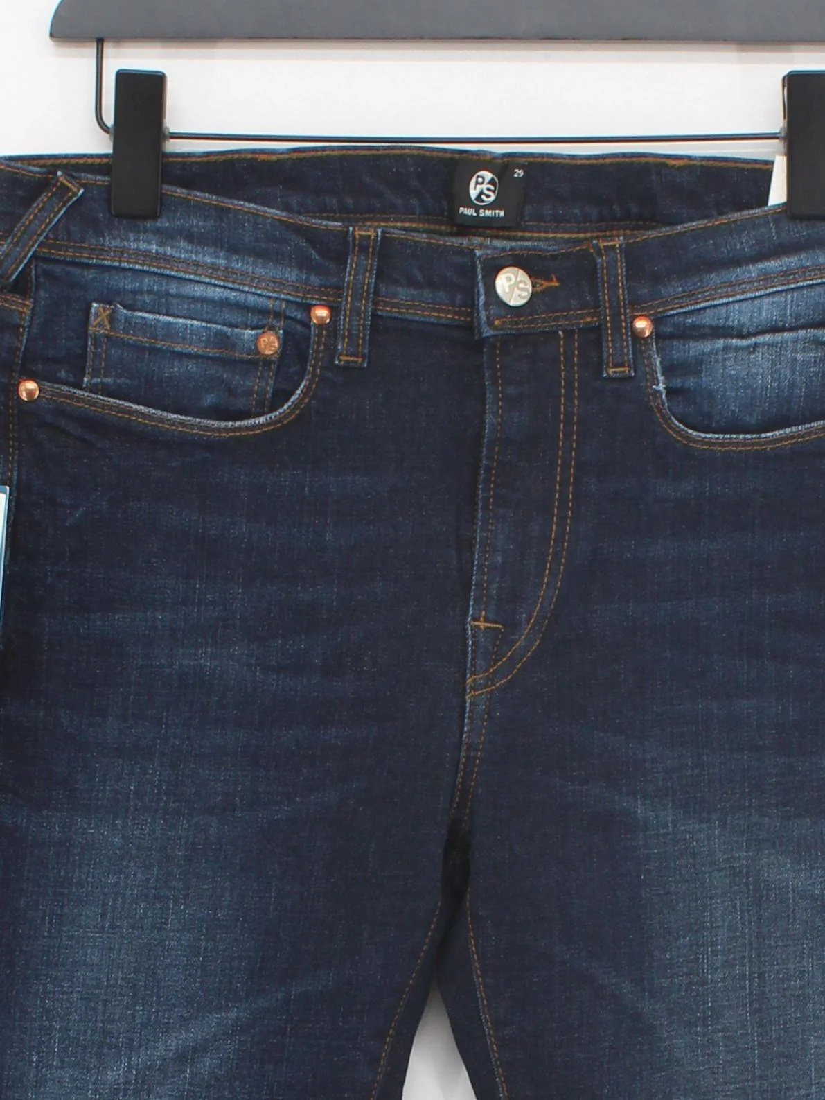 Paul Smith Men's Jeans W 29 in Blue Cotton with Elastane Skinny New with tags - Image 3