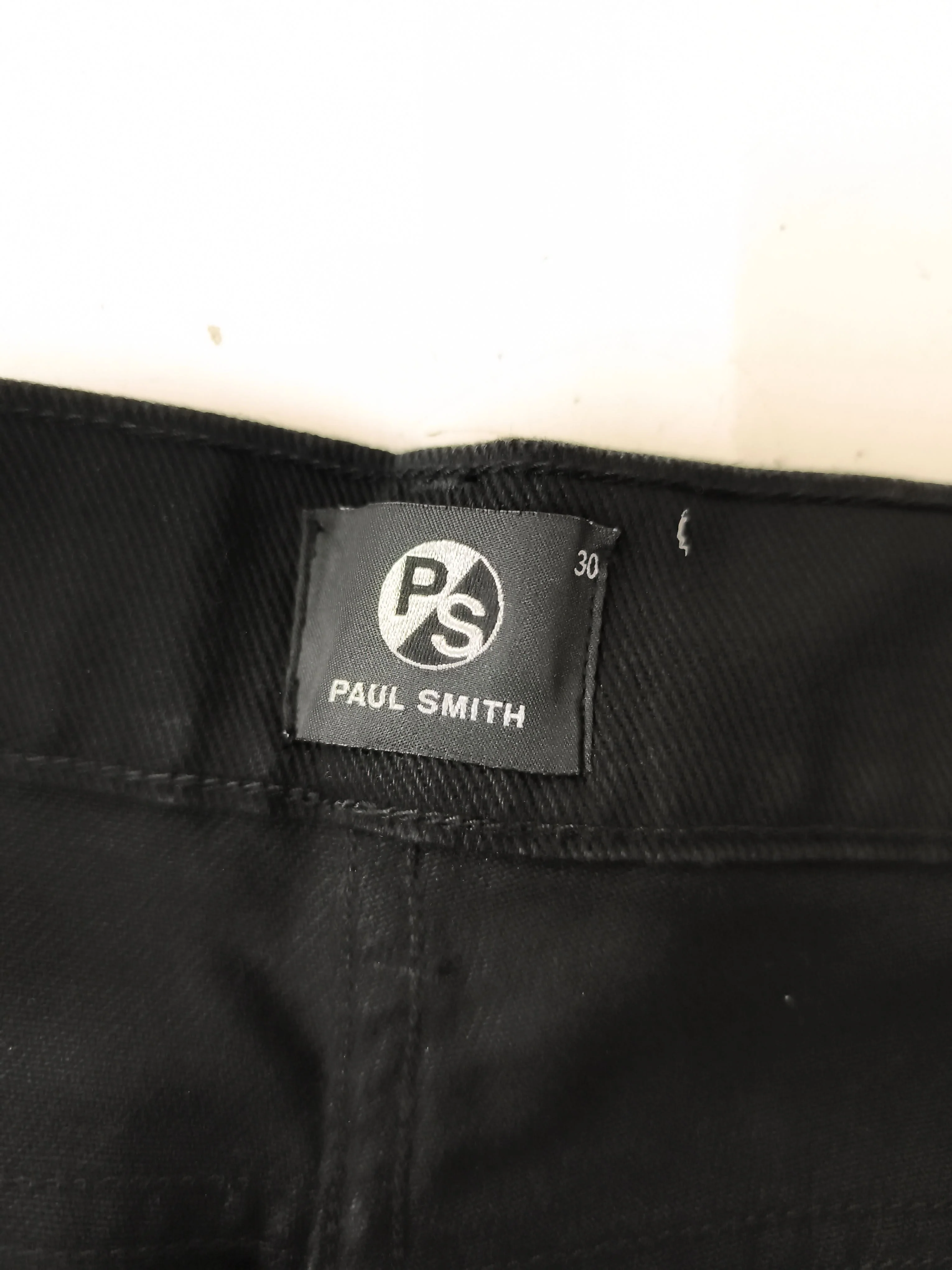 Paul Smith Men's Jeans W 30 in Black 100% Cotton Straight New with tags - Image 5