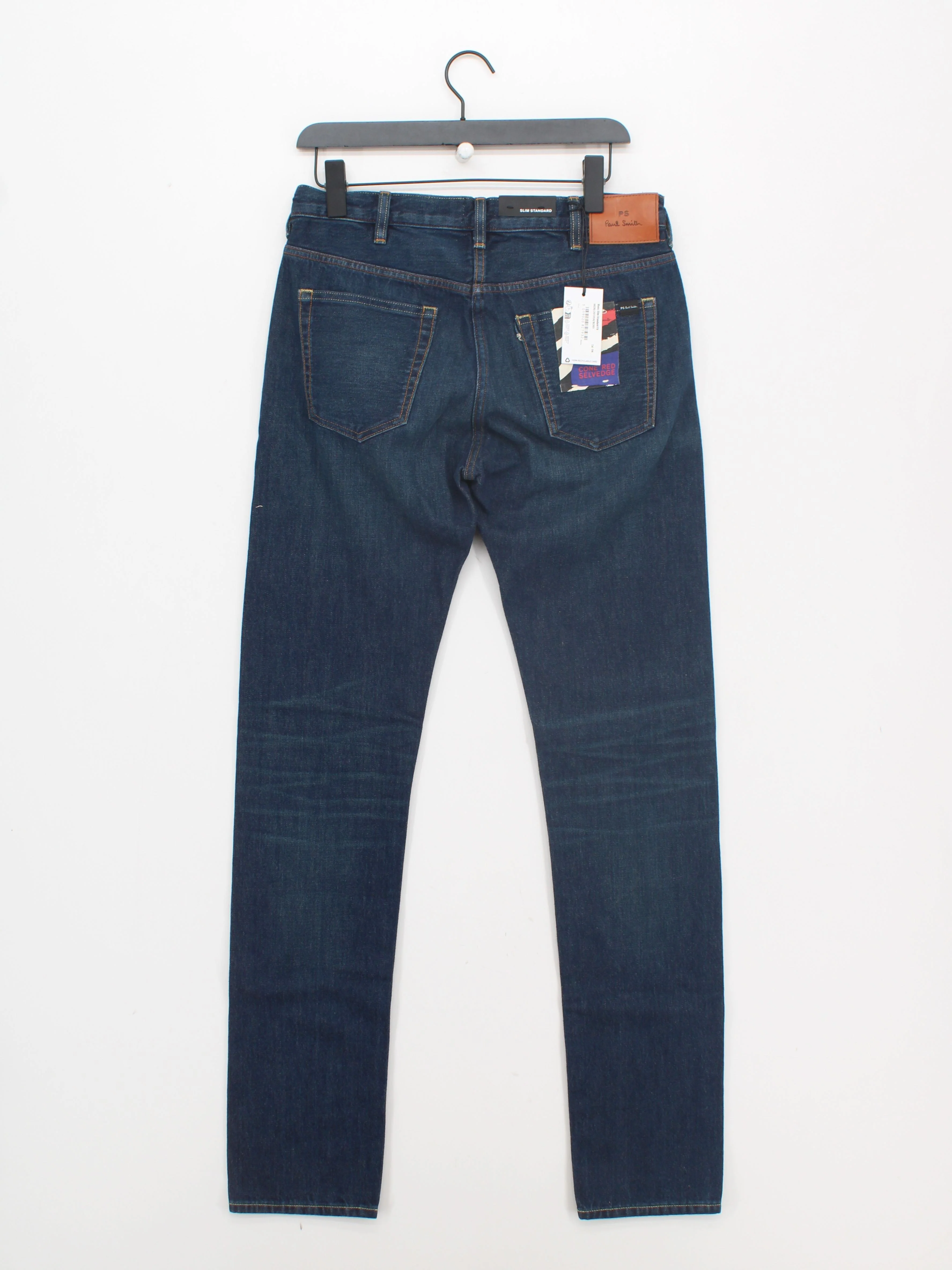 Paul Smith Men's Jeans W 30 in Blue 100% Cotton Straight New with tags - Image 2