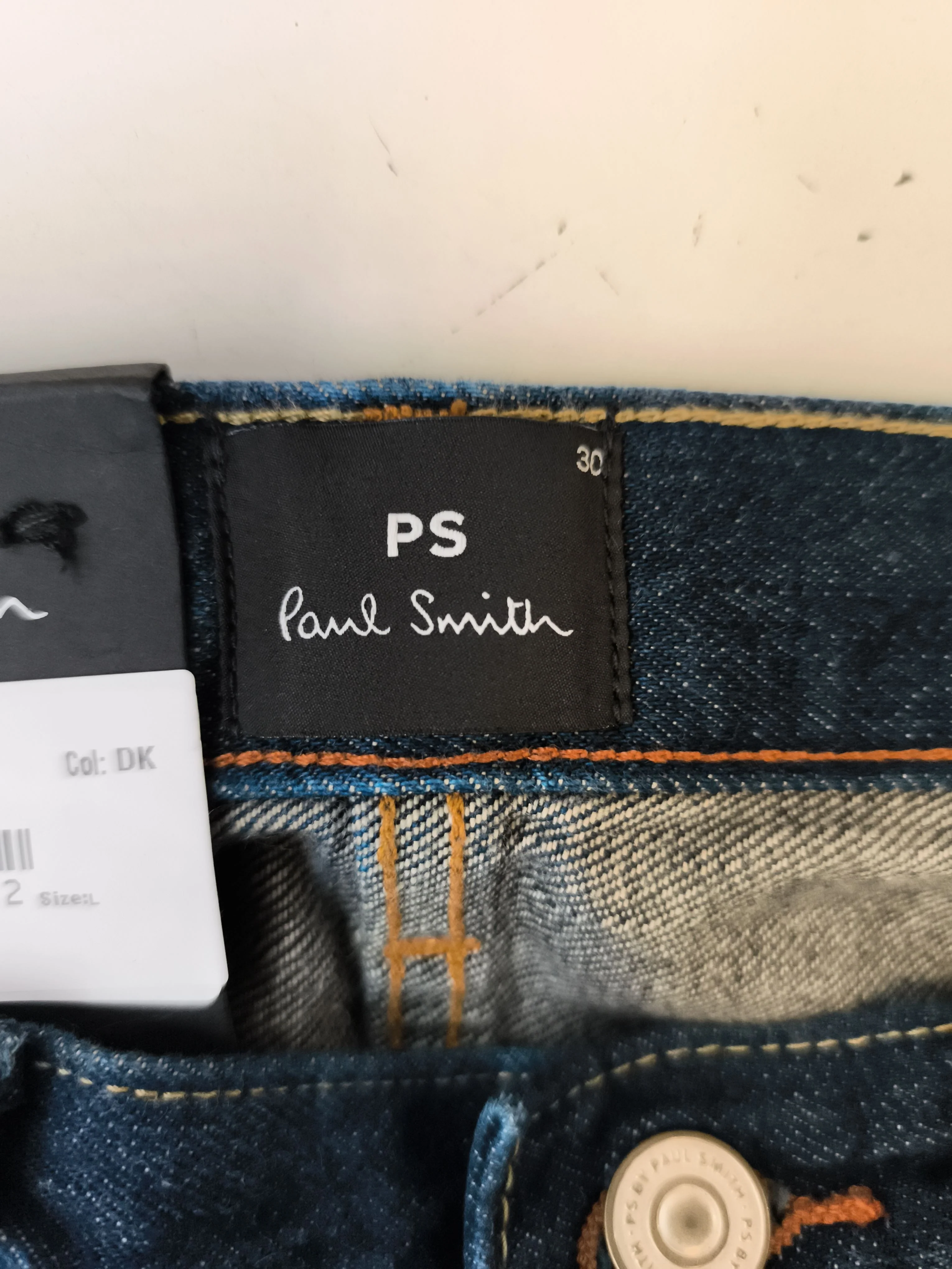 Paul Smith Men's Jeans W 30 in Blue 100% Cotton Straight New with tags - Image 5