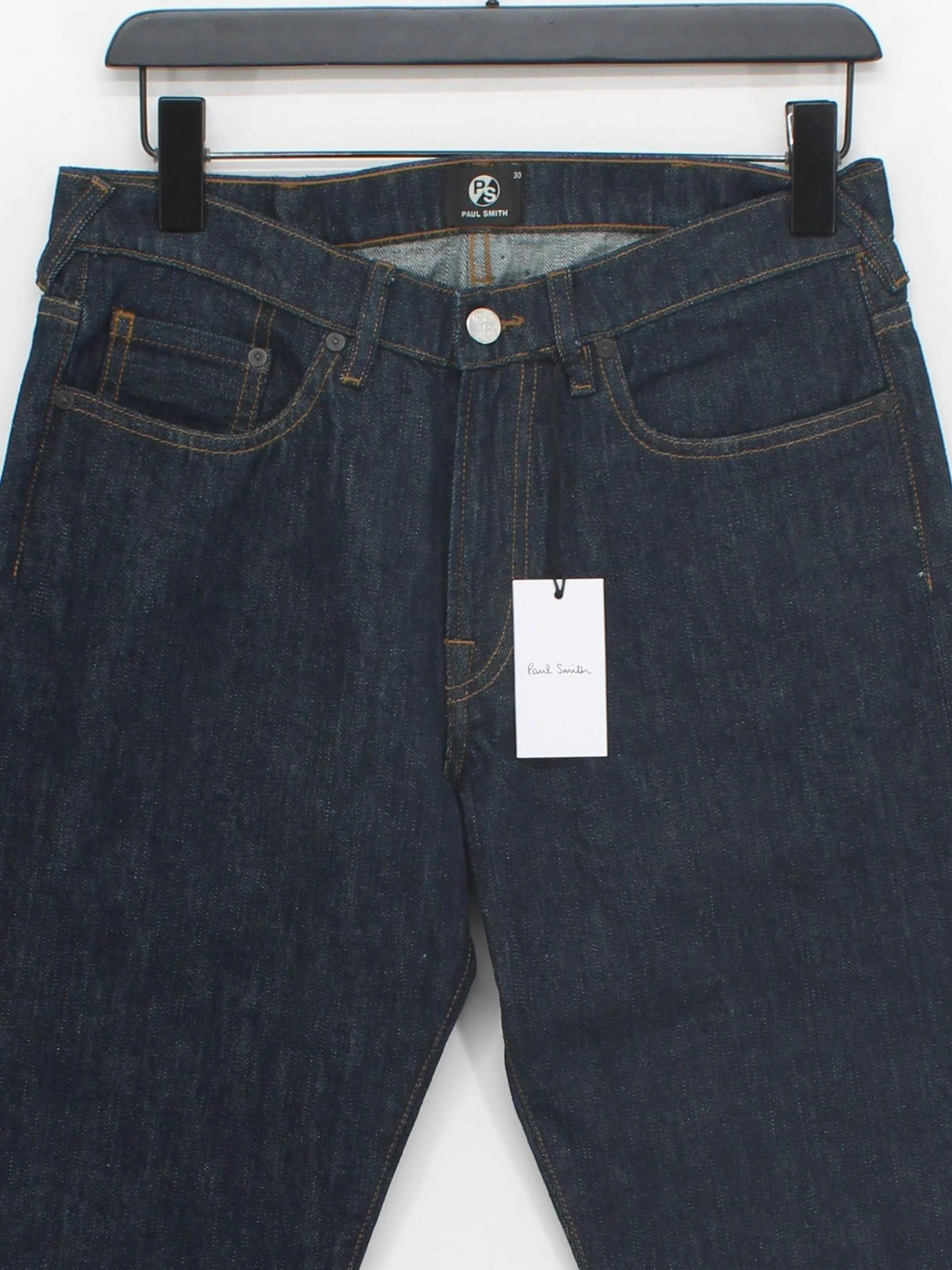 Paul Smith Men's Jeans W 30 in Blue 100% Cotton Straight New with tags - Image 3