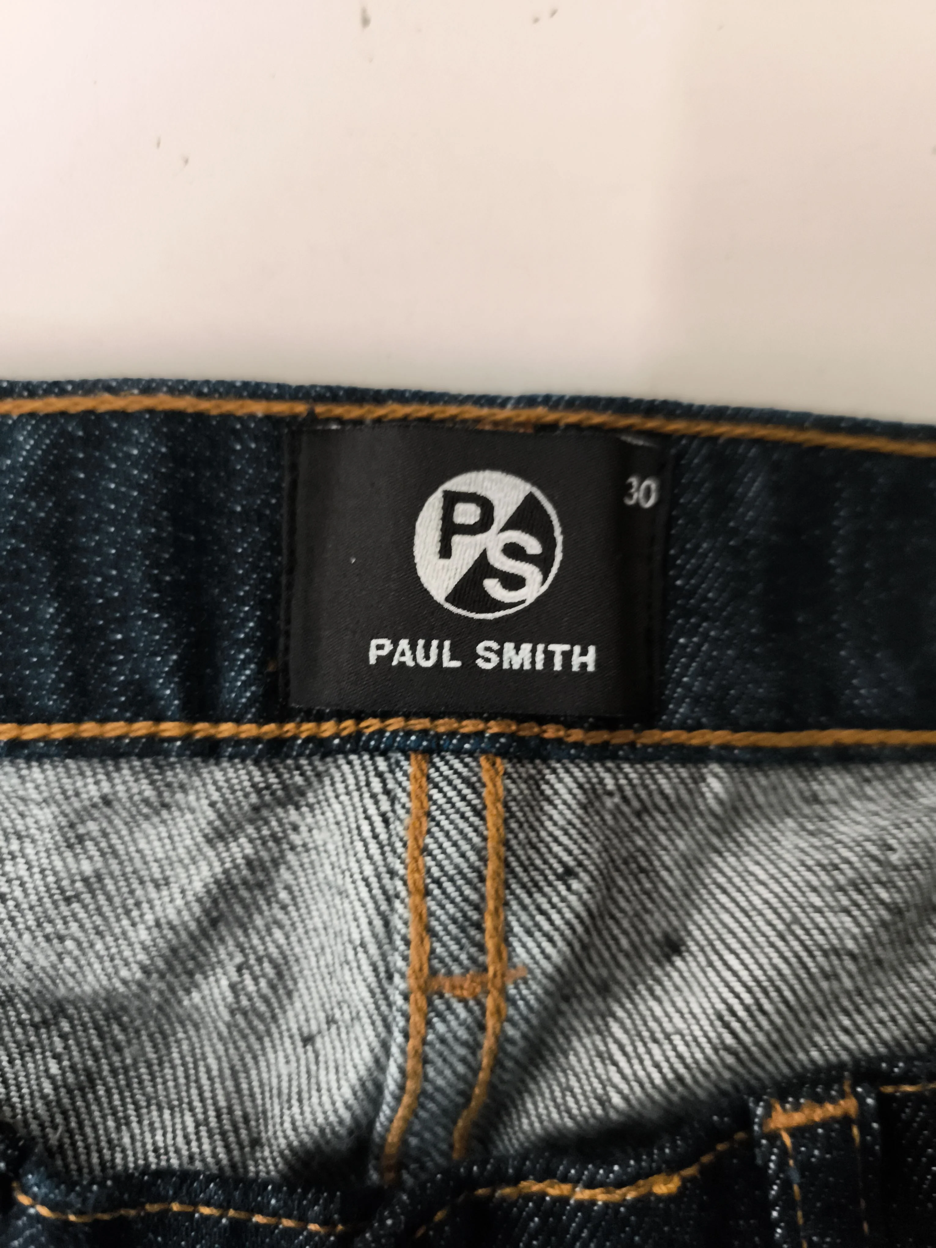 Paul Smith Men's Jeans W 30 in Blue 100% Cotton Straight New with tags - Image 5