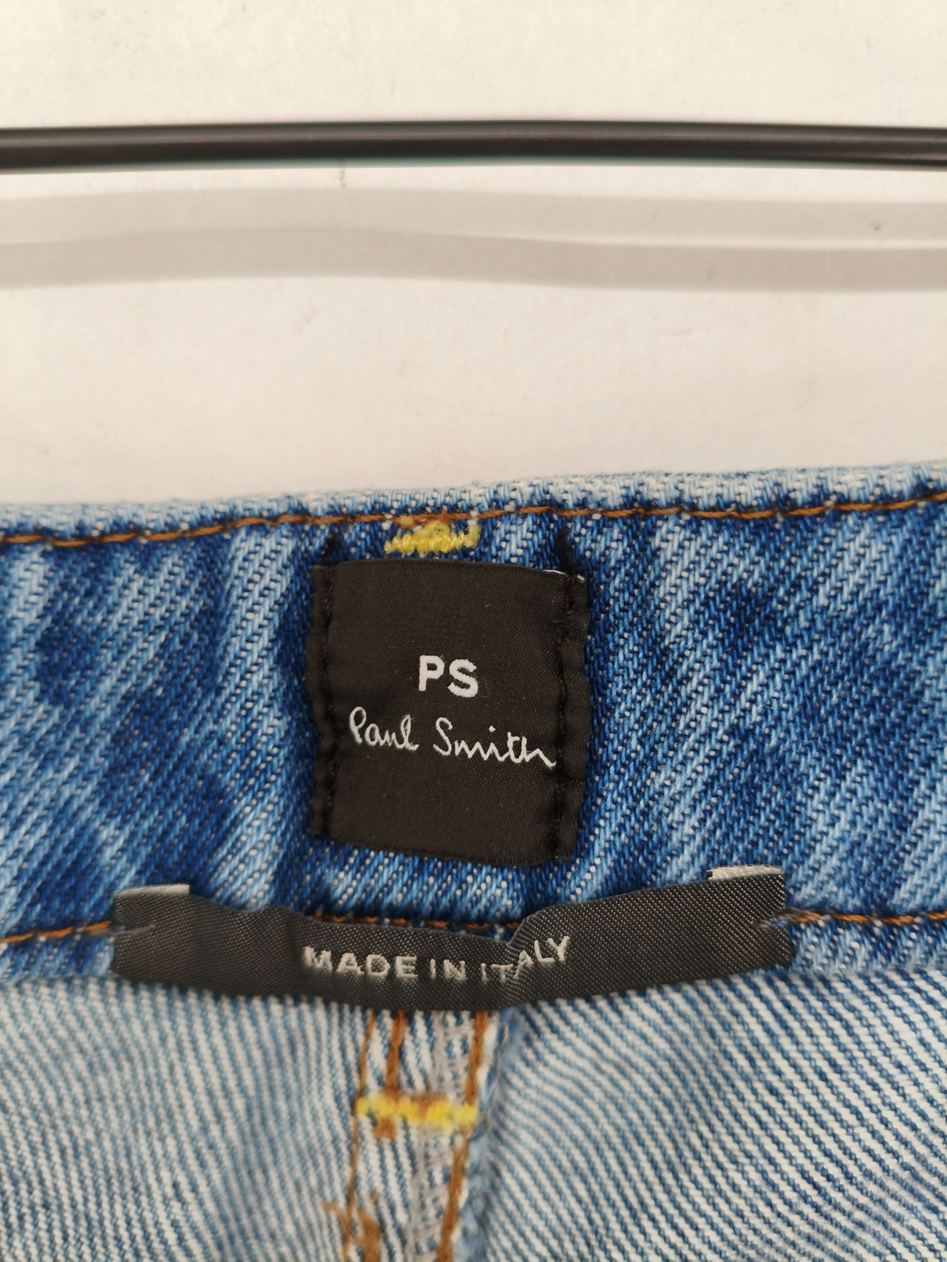 Paul Smith Men's Jeans W 30 in Blue 100% Cotton Wide-Leg New with tags - Image 5