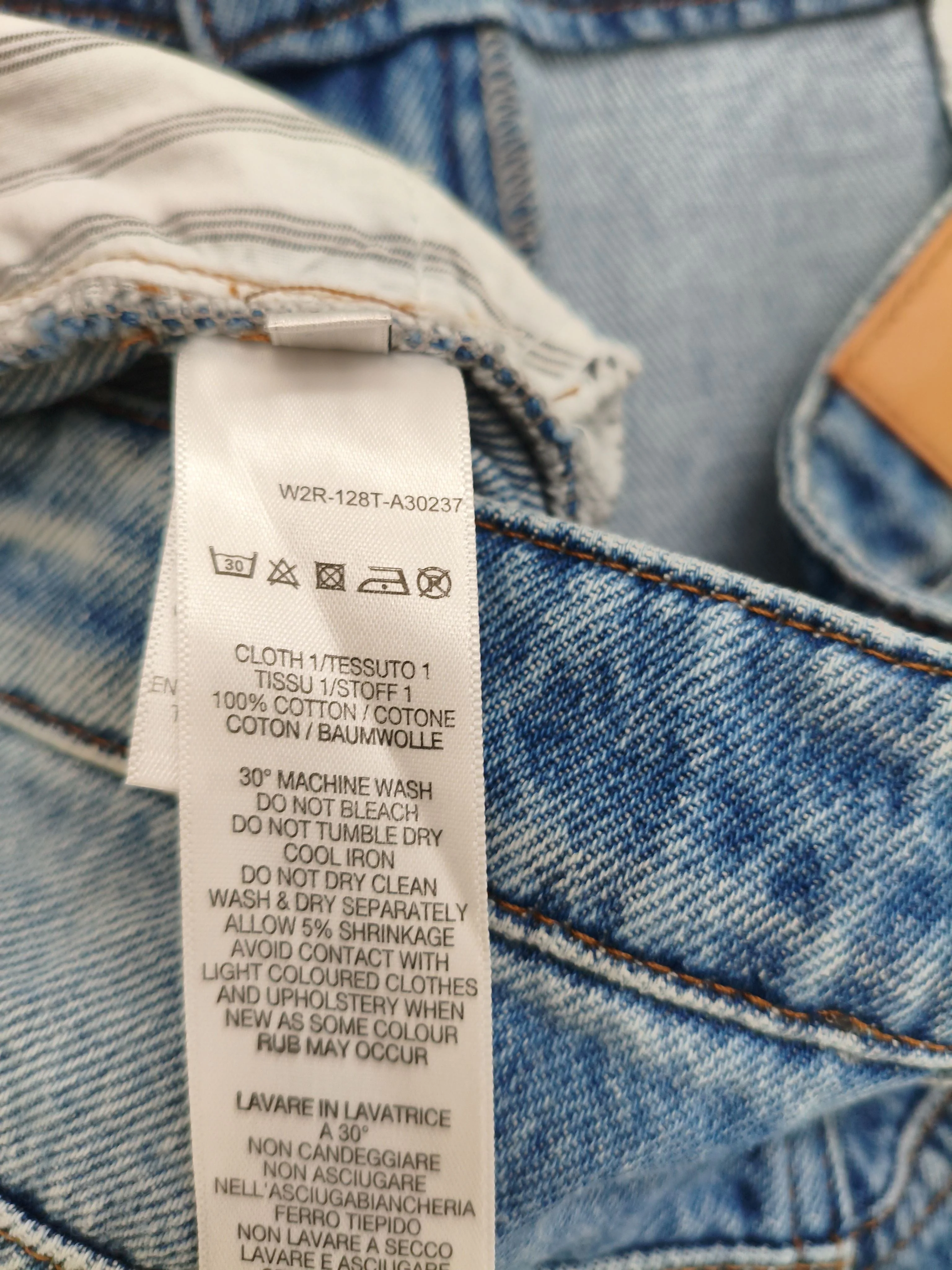 Paul Smith Men's Jeans W 30 in Blue 100% Cotton Wide-Leg New with tags - Image 6