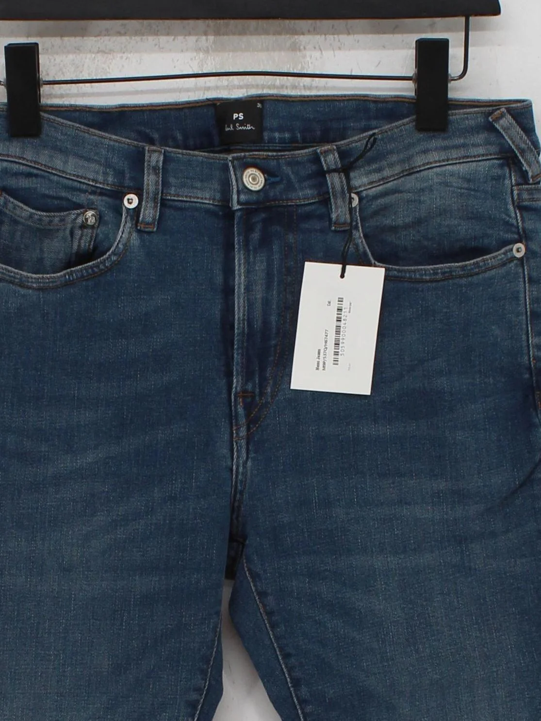 Paul Smith Men's Jeans W 30 in Blue Cotton New with tags - Image 3