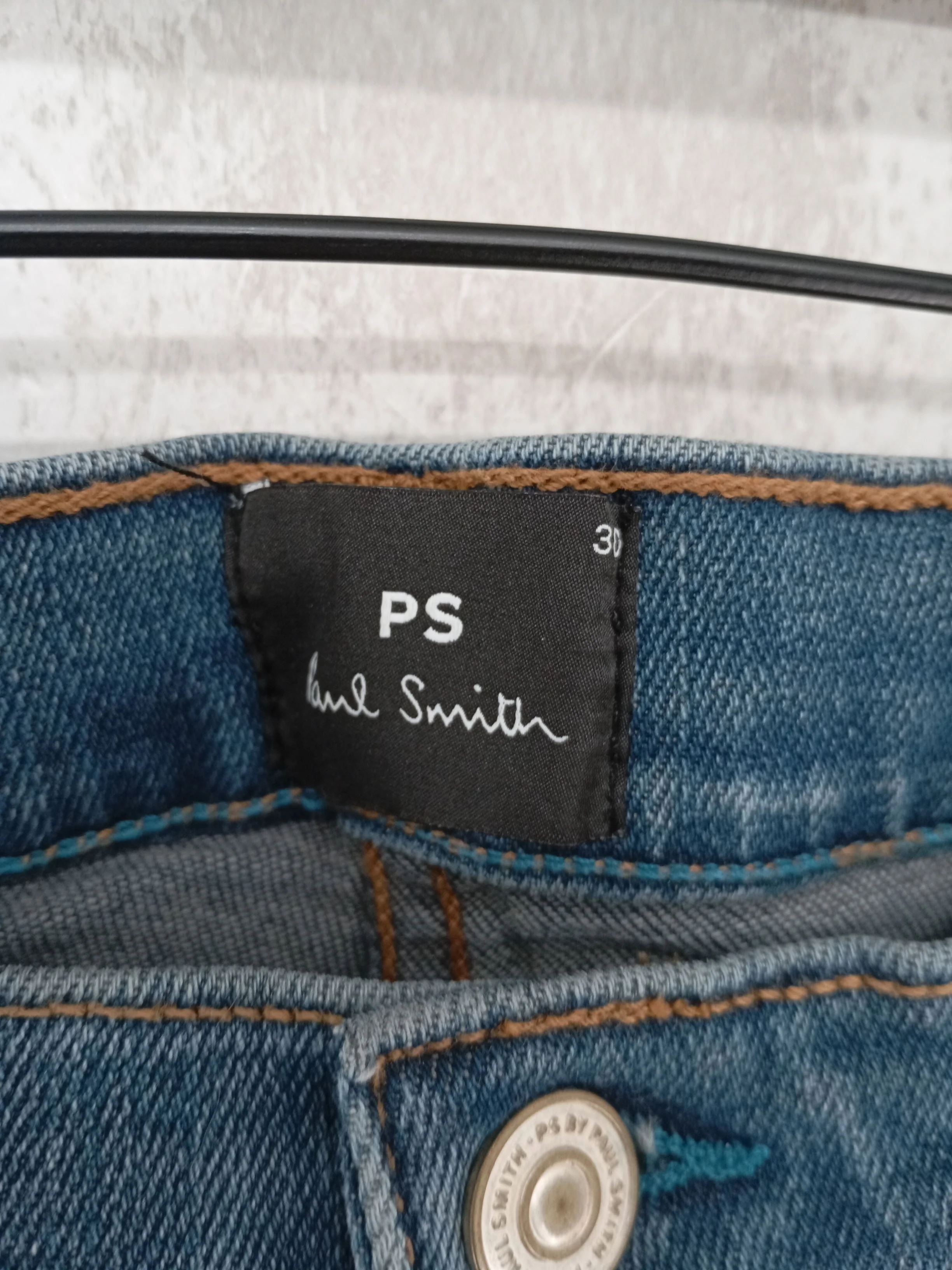 Paul Smith Men's Jeans W 30 in Blue Cotton New with tags - Image 5