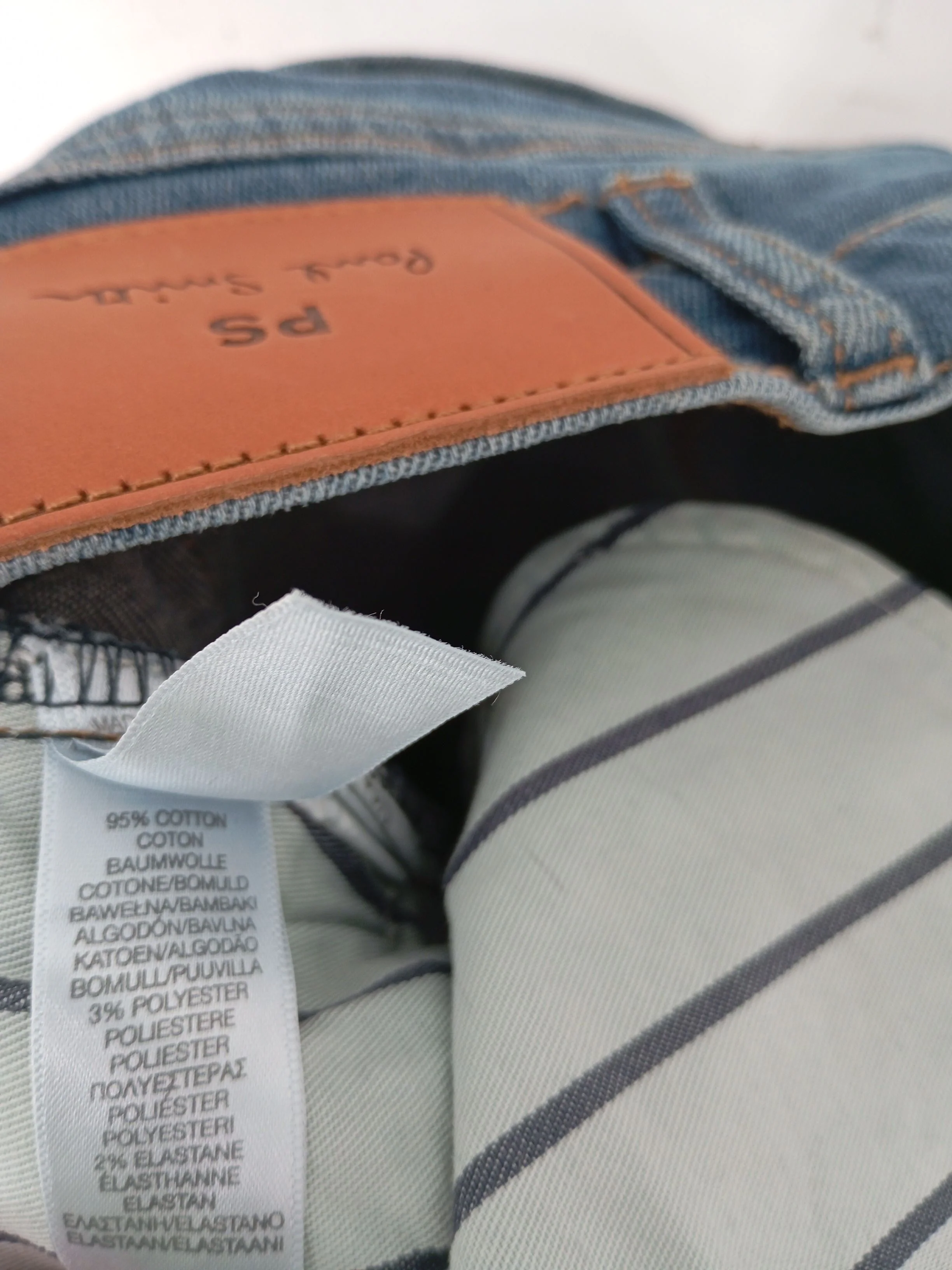 Paul Smith Men's Jeans W 30 in Blue Cotton New with tags - Image 6