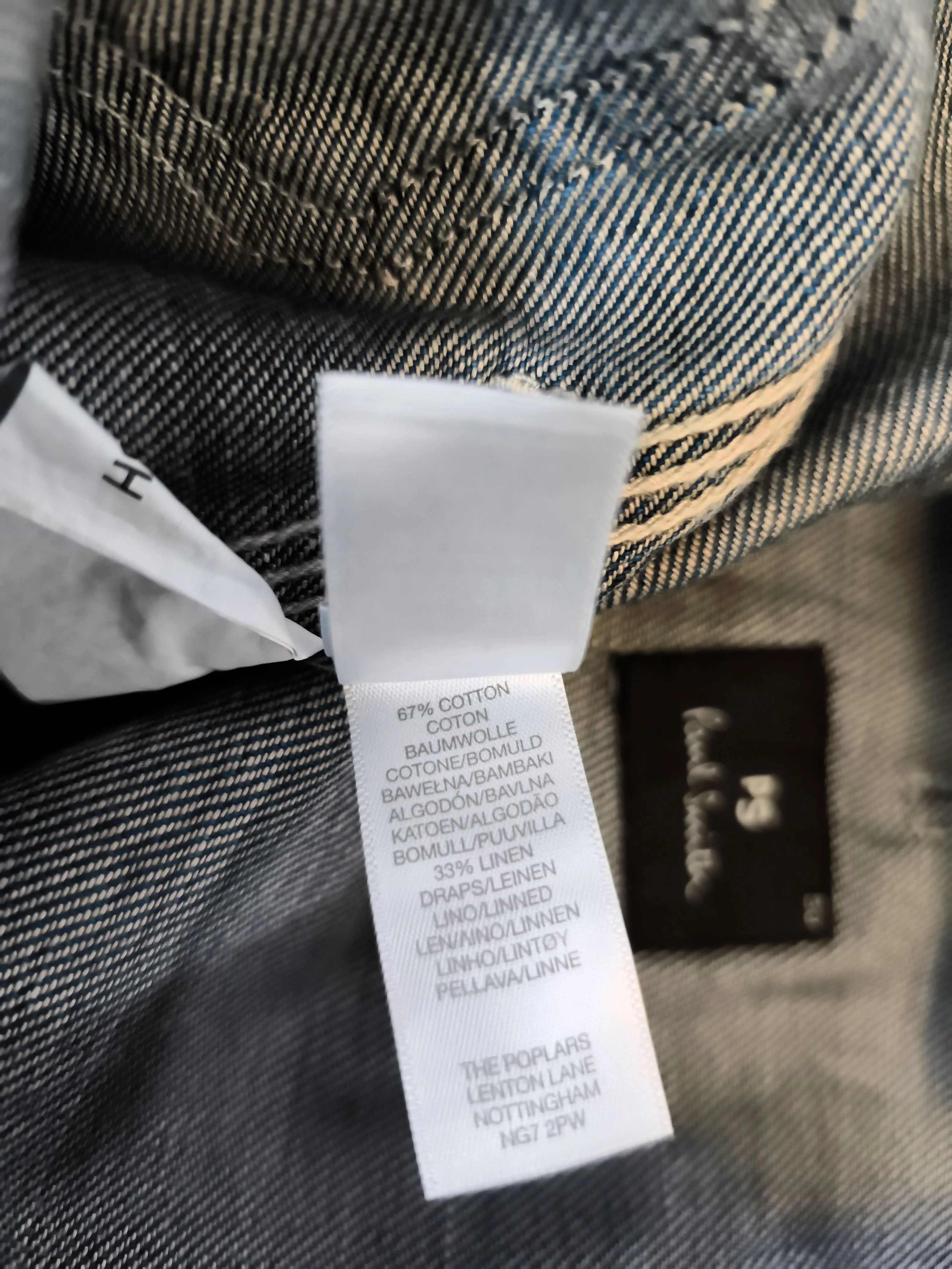 Paul Smith Men's Jeans W 30 in Blue Cotton with Linen Straight New with tags - Image 6