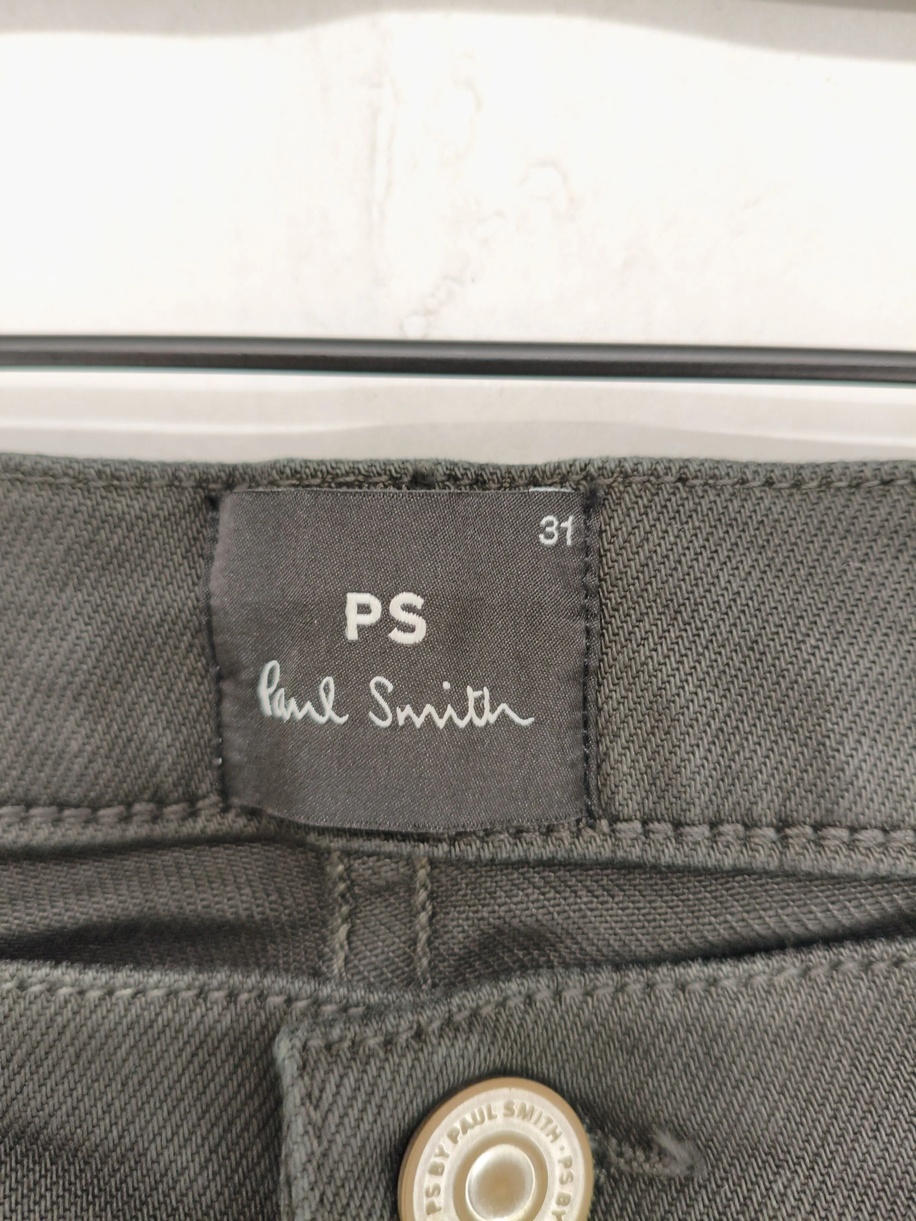 Paul Smith Men's Jeans W 31 in Black Cotton with Elastane Straight New with tags - Image 5
