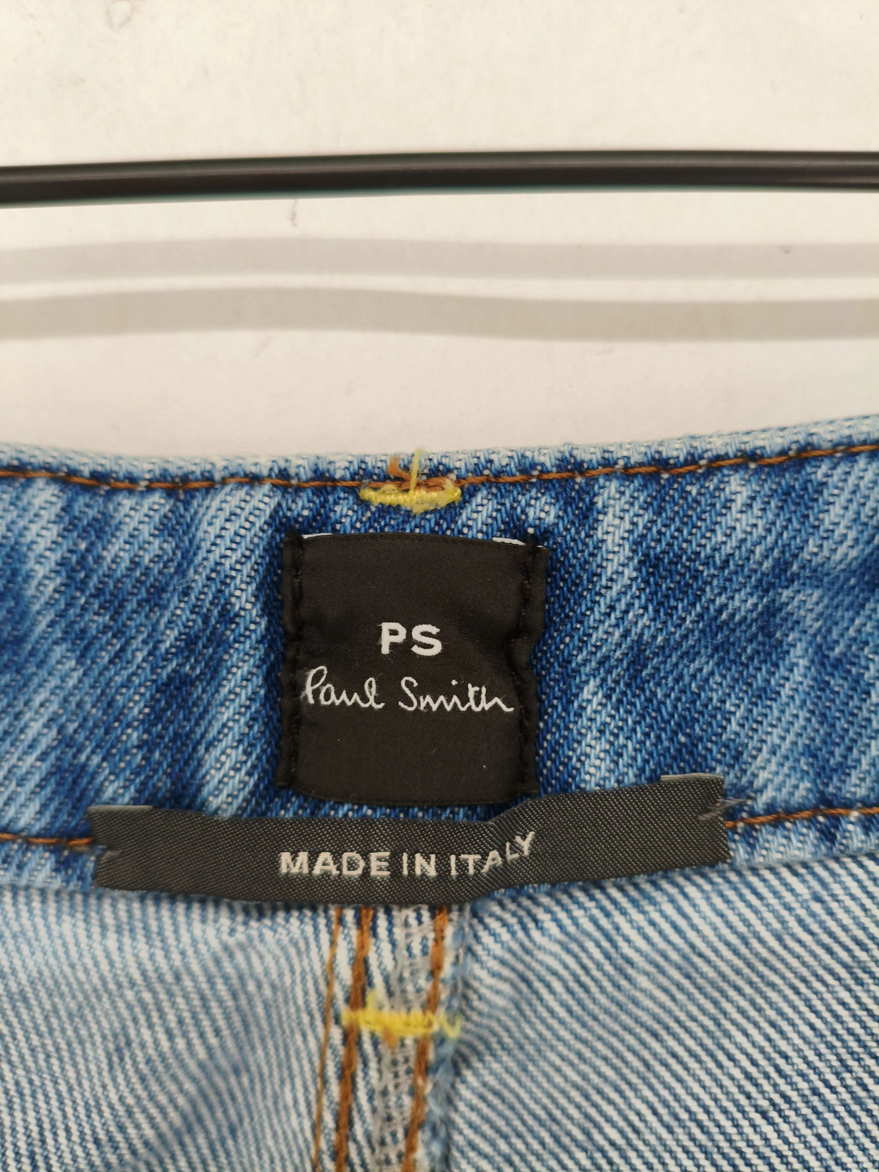 Paul Smith Men's Jeans W 31 in Blue 100% Cotton Wide-Leg New with tags - Image 5