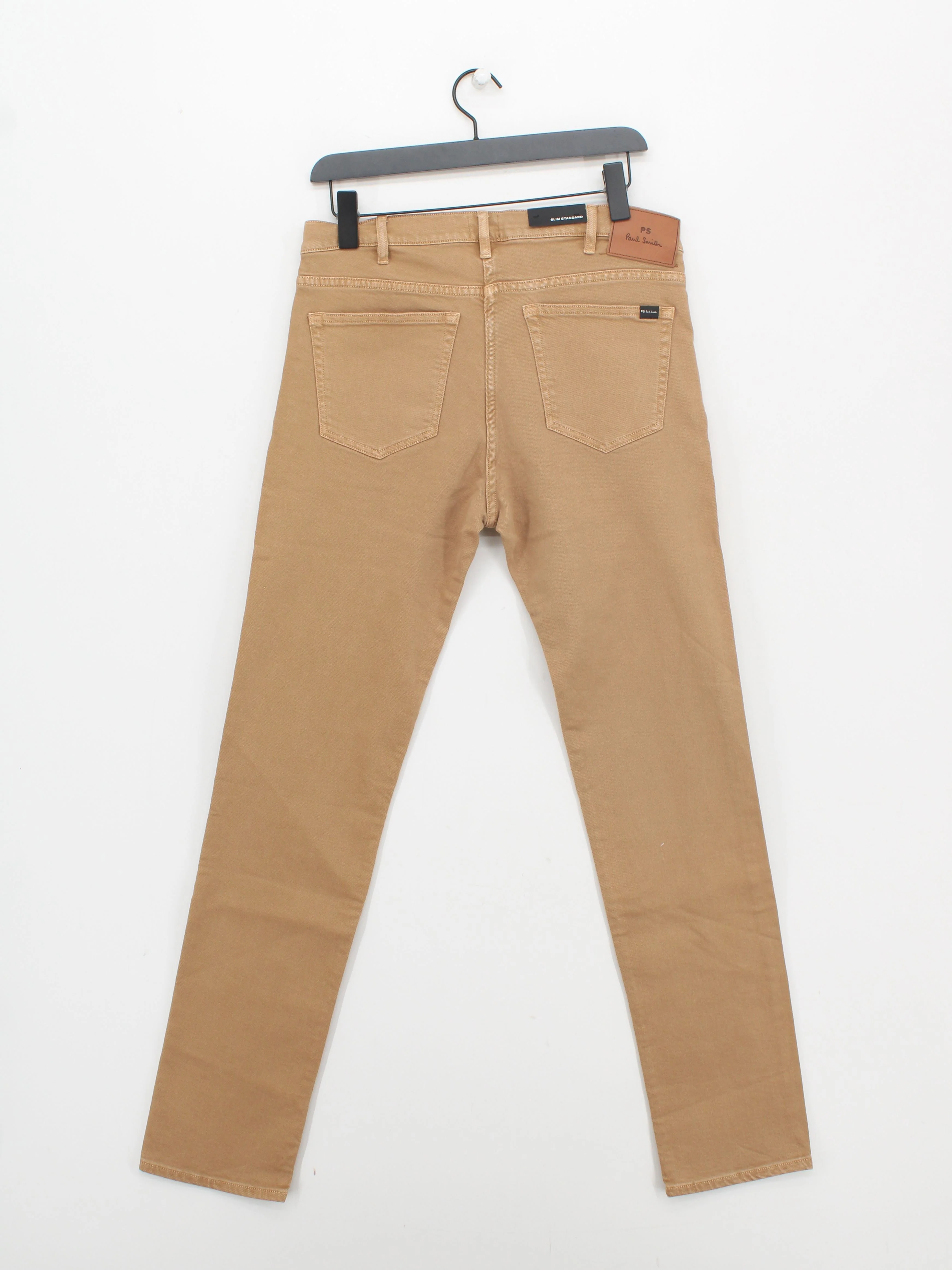 Paul Smith Men's Jeans W 31 in Tan Cotton with Elastane Straight New with tags - Image 2