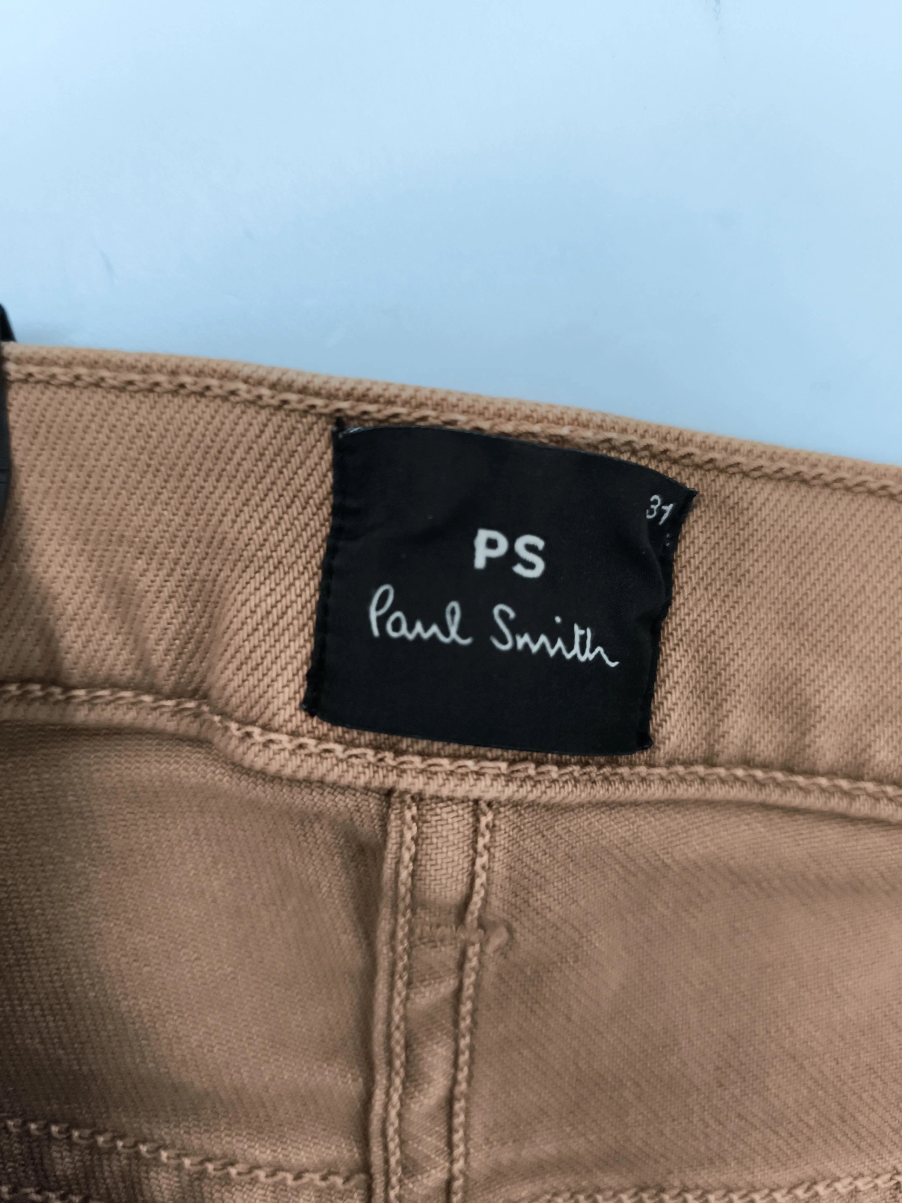 Paul Smith Men's Jeans W 31 in Tan Cotton with Elastane Straight New with tags - Image 5