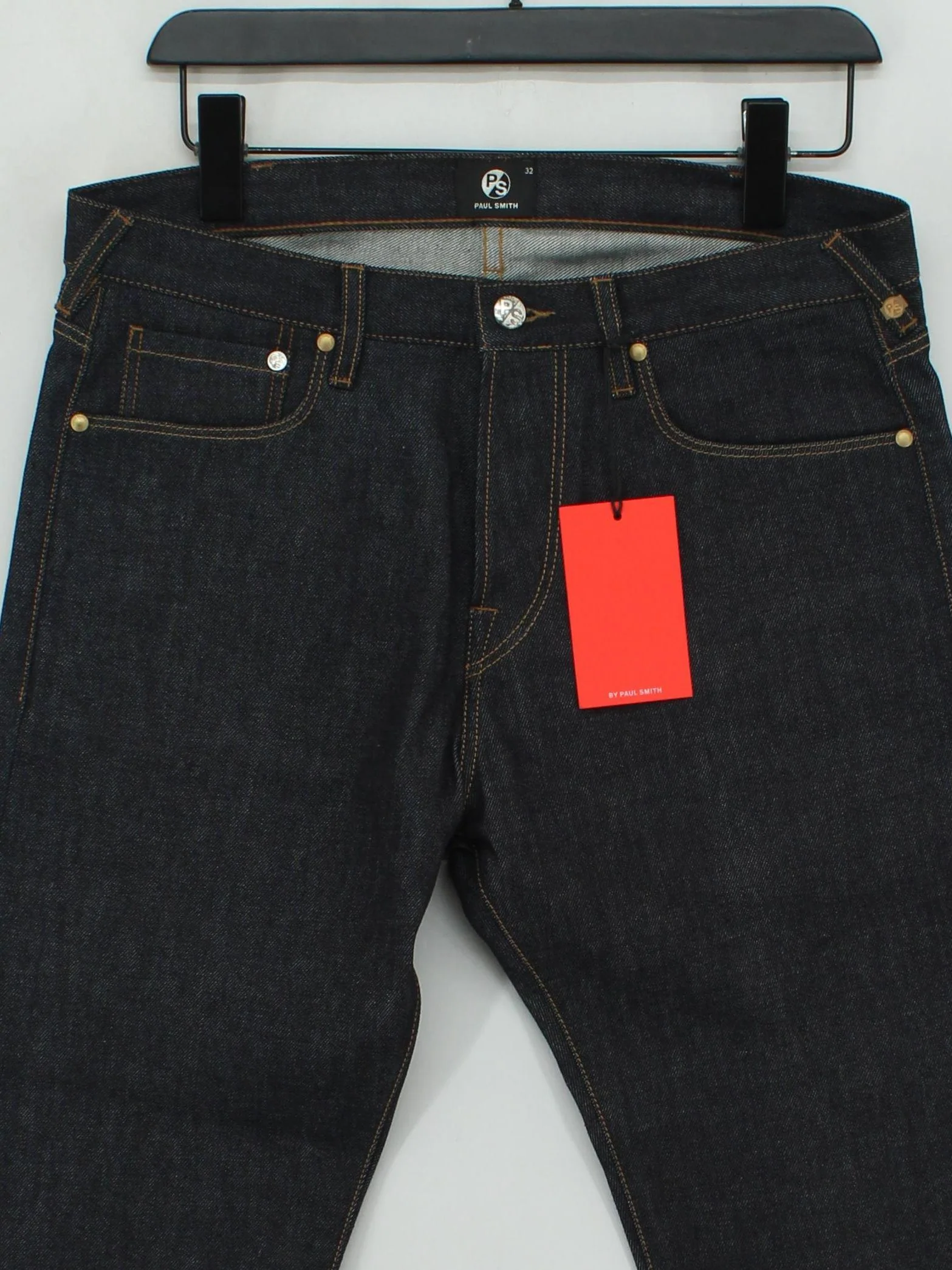 Paul Smith Men's Jeans W 32 in Black 100% Cotton Straight New with tags - Image 3