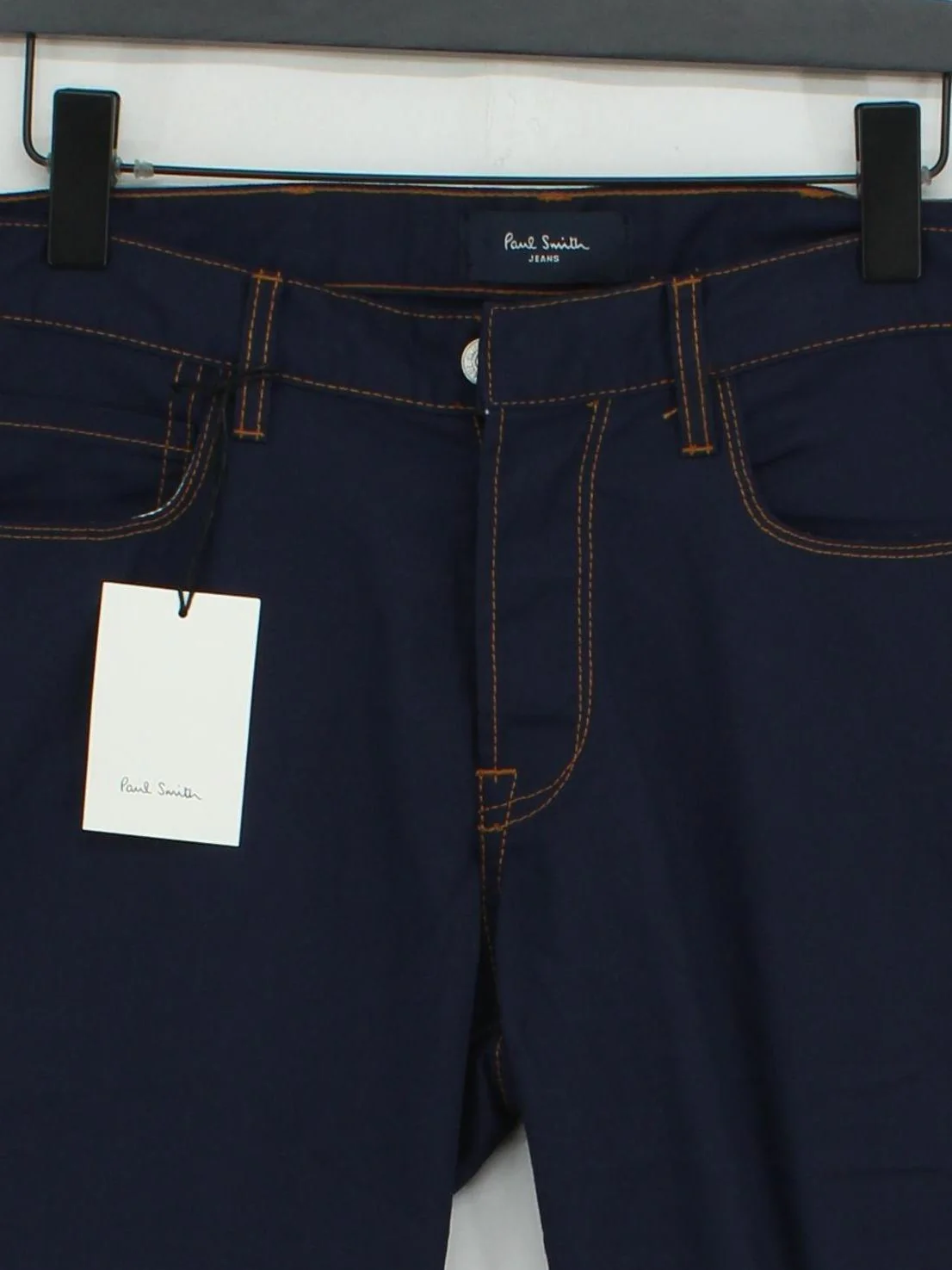 Paul Smith Men's Jeans W 32 in Blue 100% Cotton Straight - Image 3