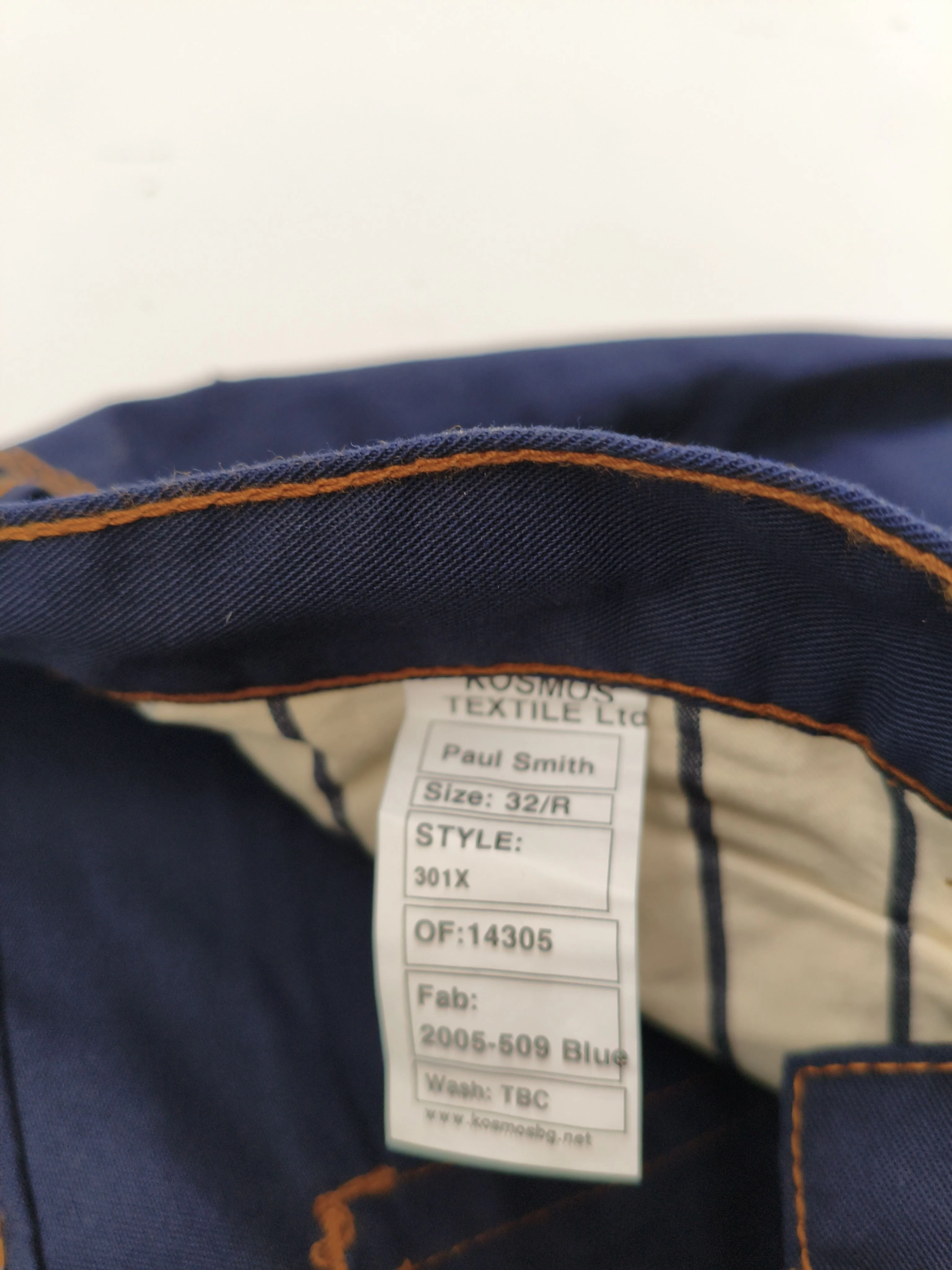 Paul Smith Men's Jeans W 32 in Blue 100% Cotton Straight - Image 7