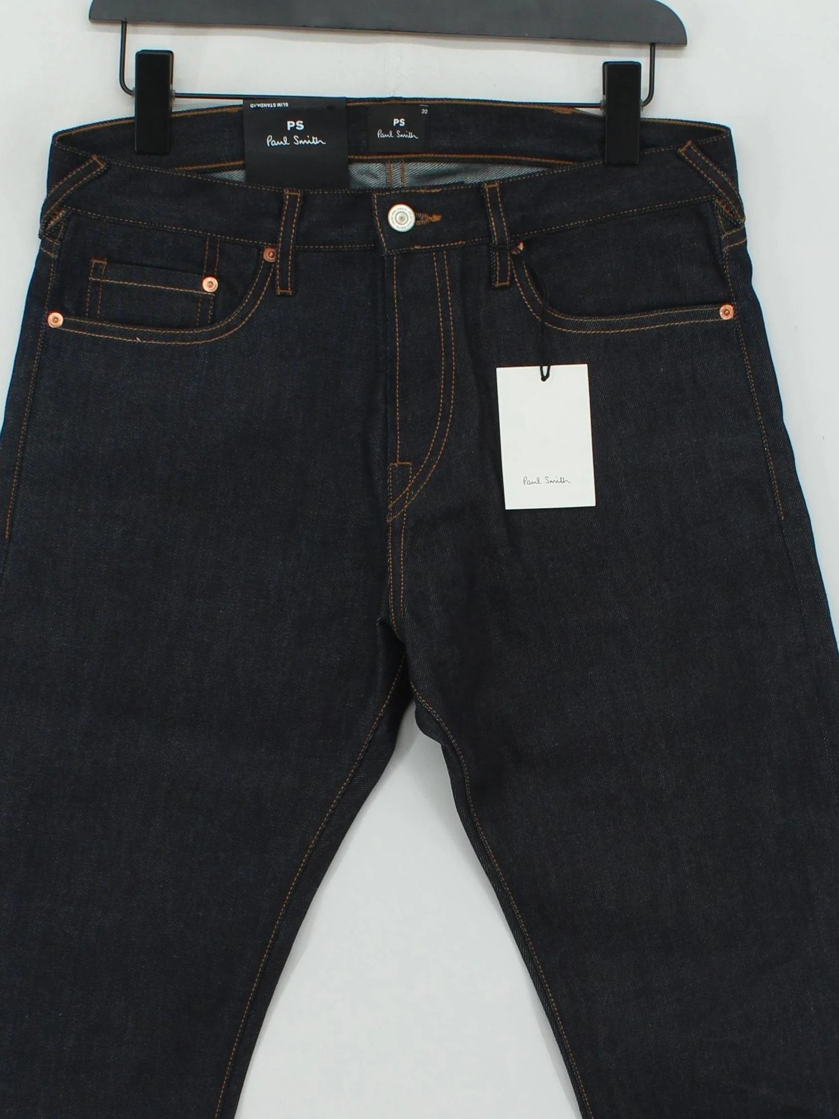 Paul Smith Men's Jeans W 32 in Blue 100% Cotton Straight - Image 3