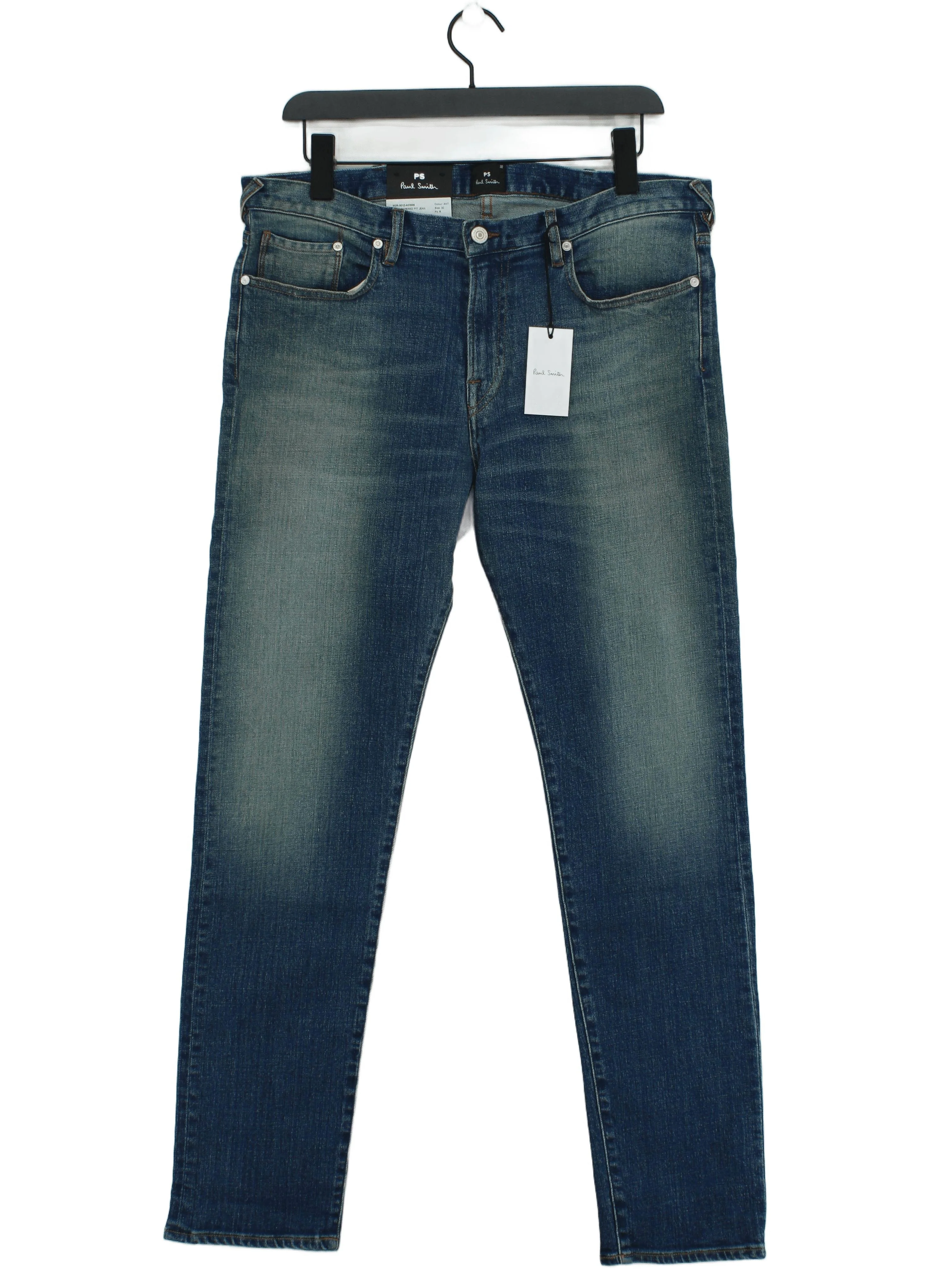 Paul Smith Men's Jeans W 32 in Blue 100% Cotton Straight New with tags