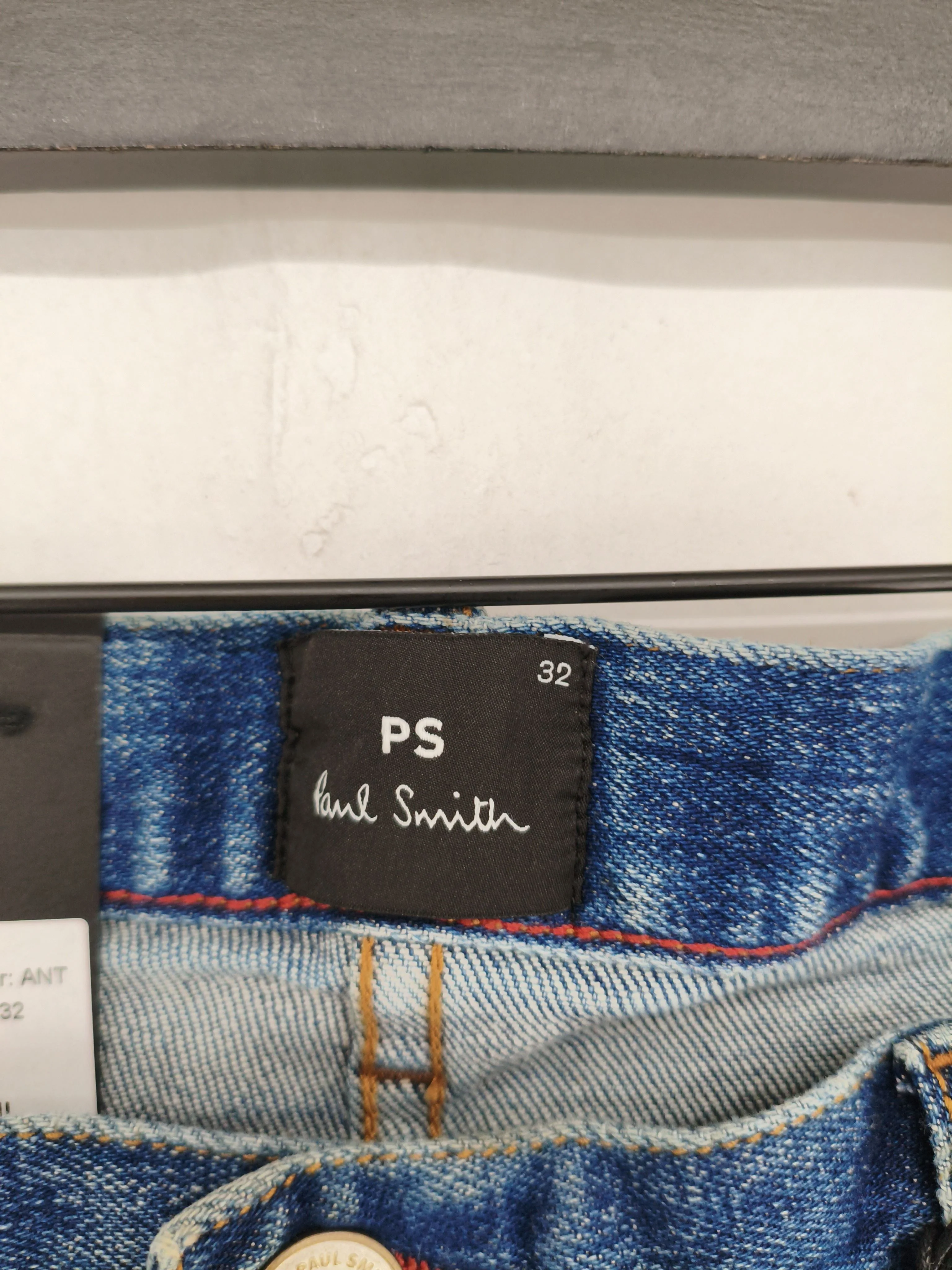 Paul Smith Men's Jeans W 32 in Blue 100% Cotton Straight New with tags - Image 5