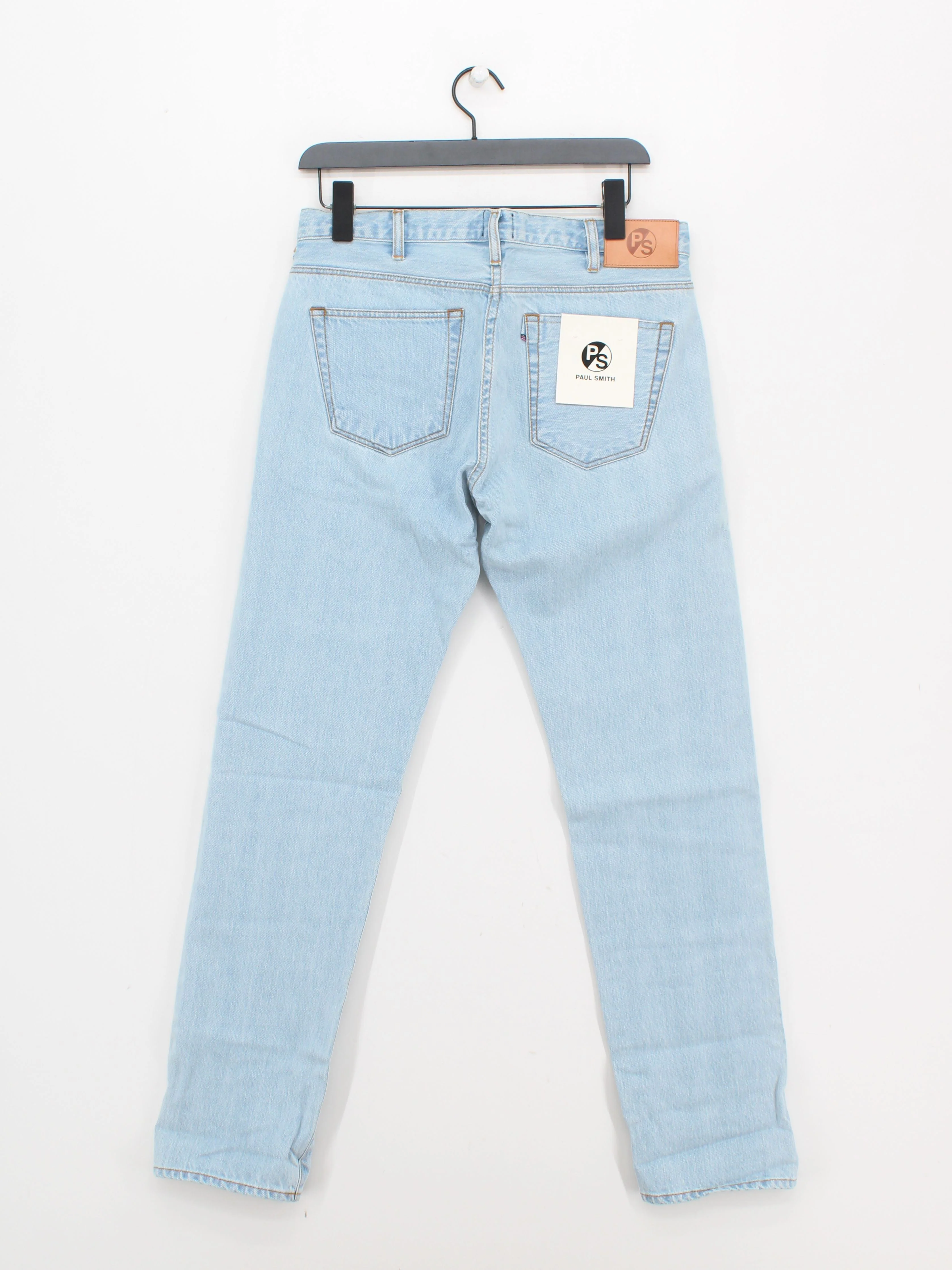 Paul Smith Men's Jeans W 32 in Blue 100% Cotton Straight New with tags - Image 2
