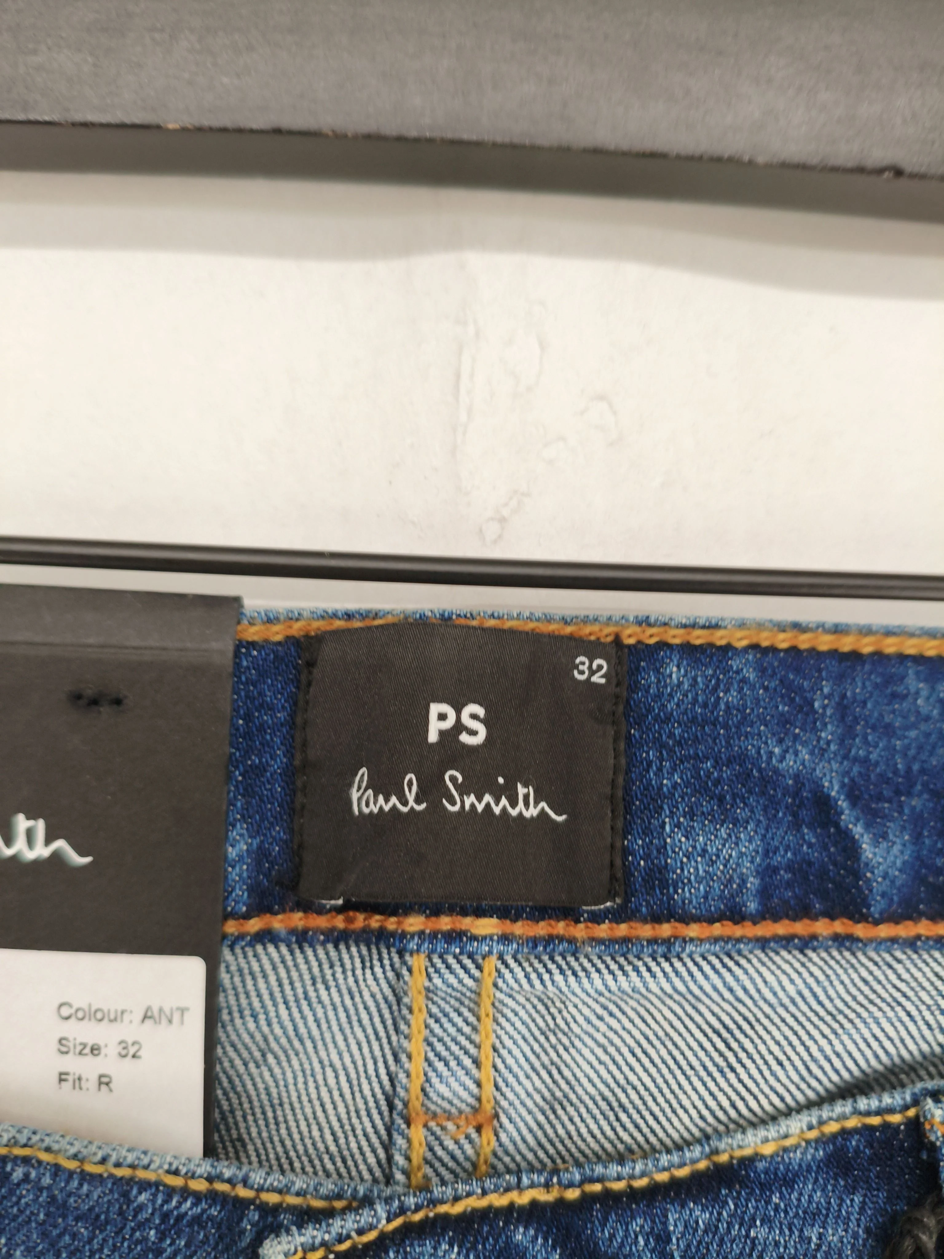 Paul Smith Men's Jeans W 32 in Blue 100% Cotton Straight New with tags - Image 5