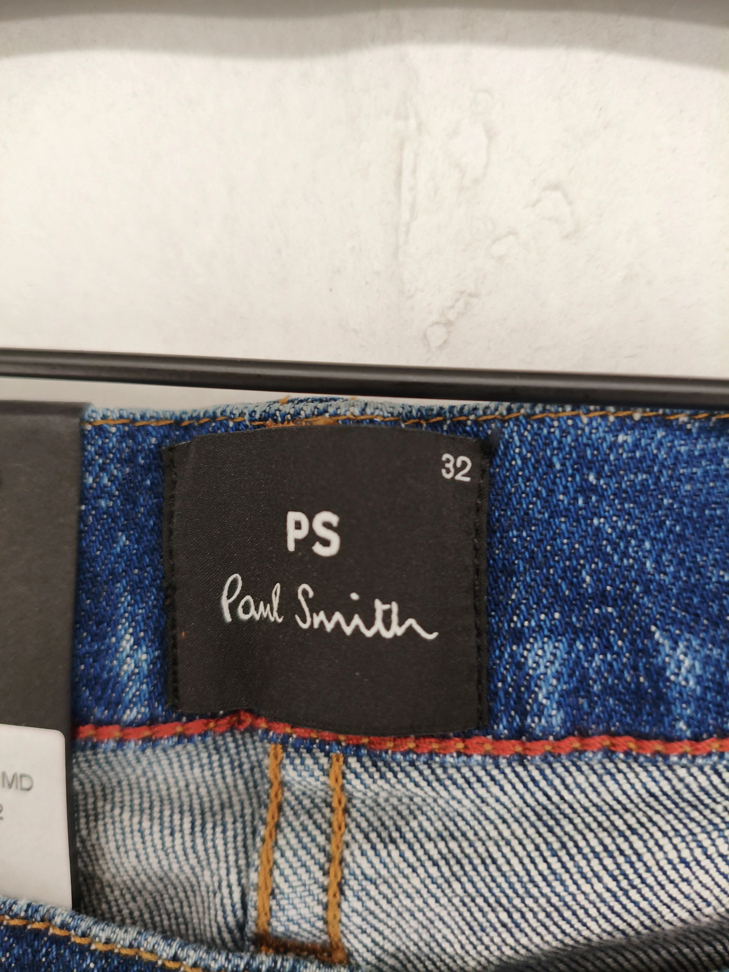 Paul Smith Men's Jeans W 32 in Blue 100% Cotton Straight New with tags - Image 5