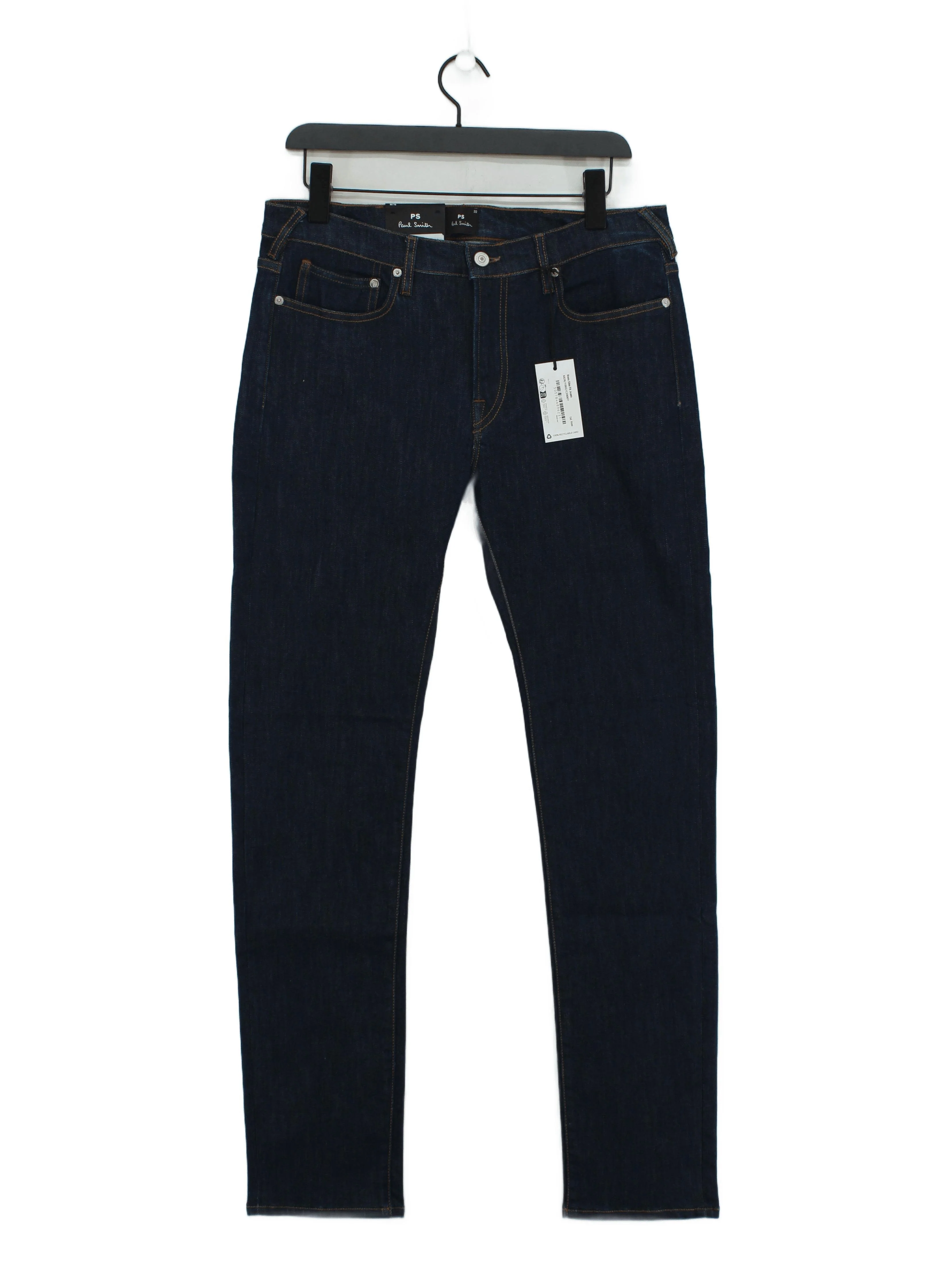 Paul Smith Men's Jeans W 32 in Blue 100% Cotton Straight New with tags