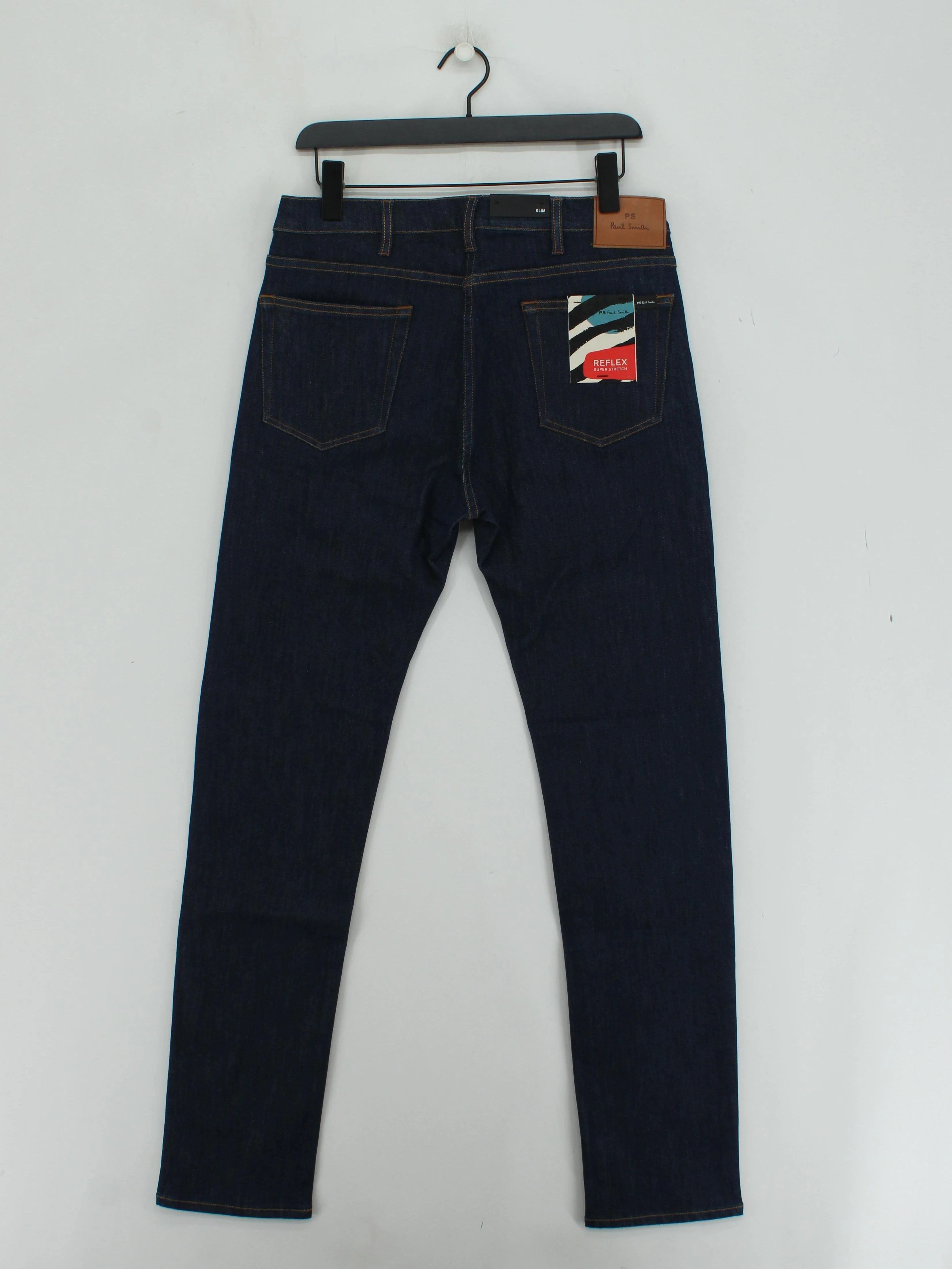 Paul Smith Men's Jeans W 32 in Blue 100% Cotton Straight New with tags - Image 2