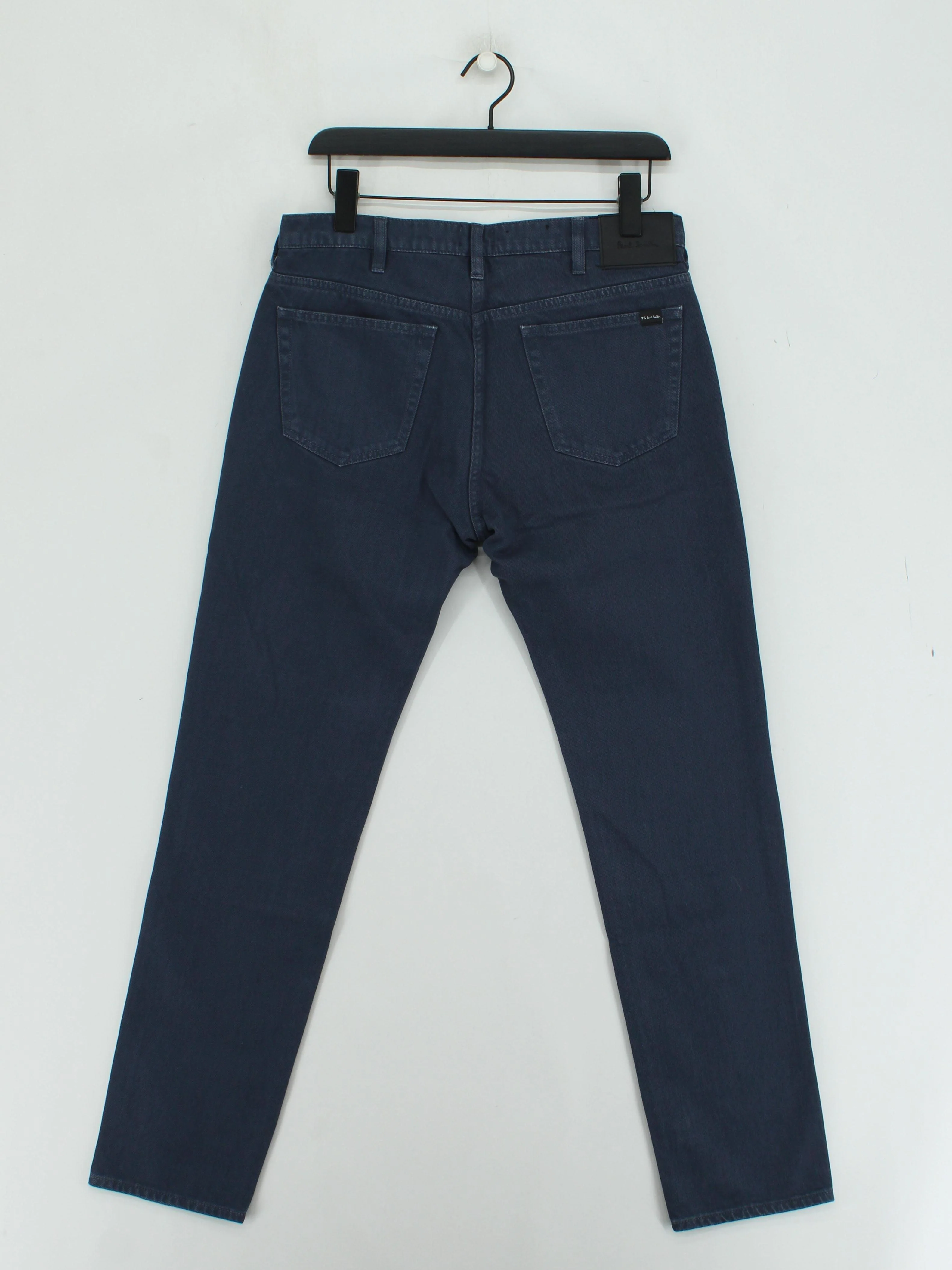 Paul Smith Men's Jeans W 32 in Blue 100% Cotton Straight New with tags - Image 2