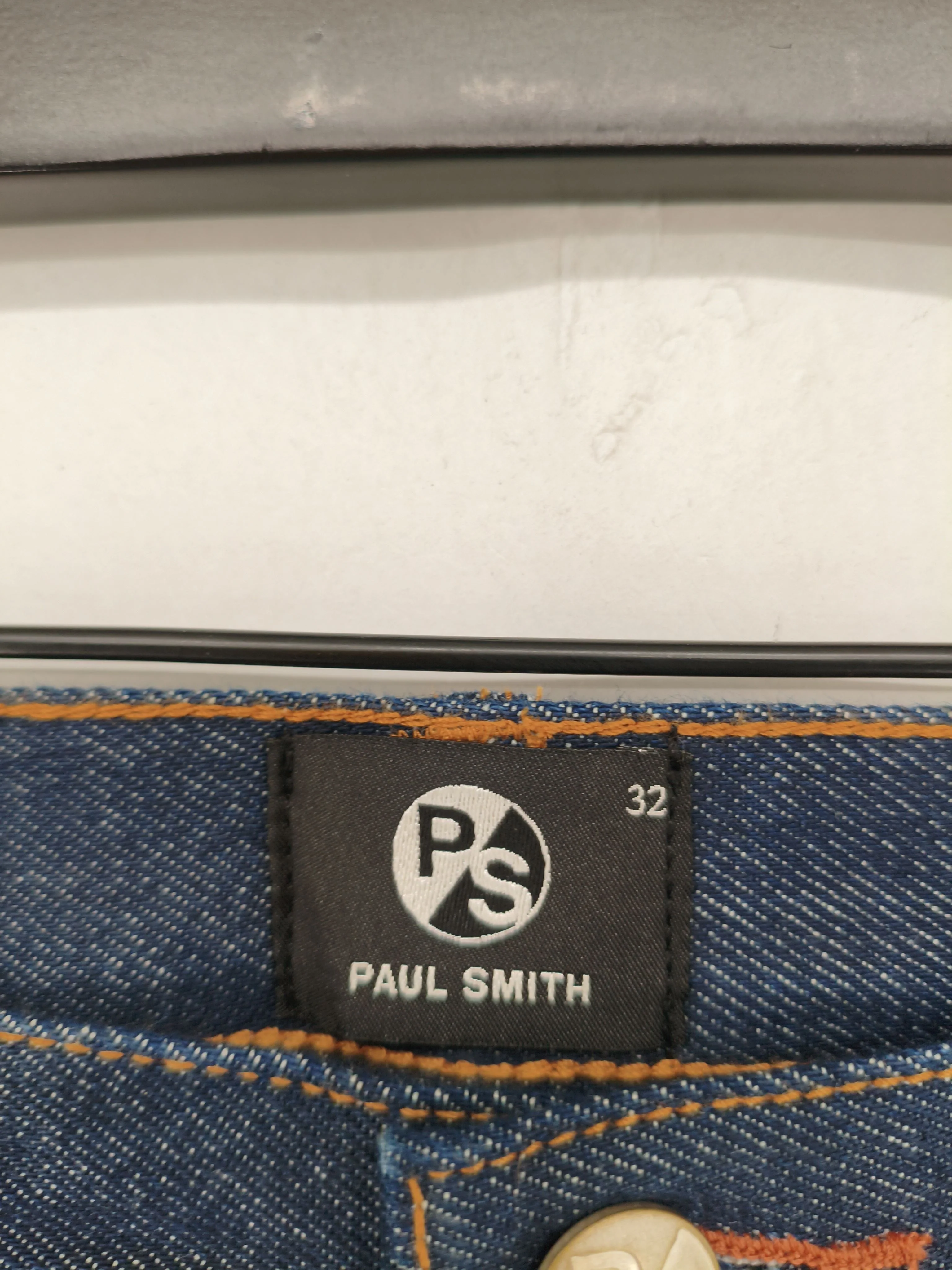 Paul Smith Men's Jeans W 32 in Blue 100% Cotton Straight New with tags - Image 5