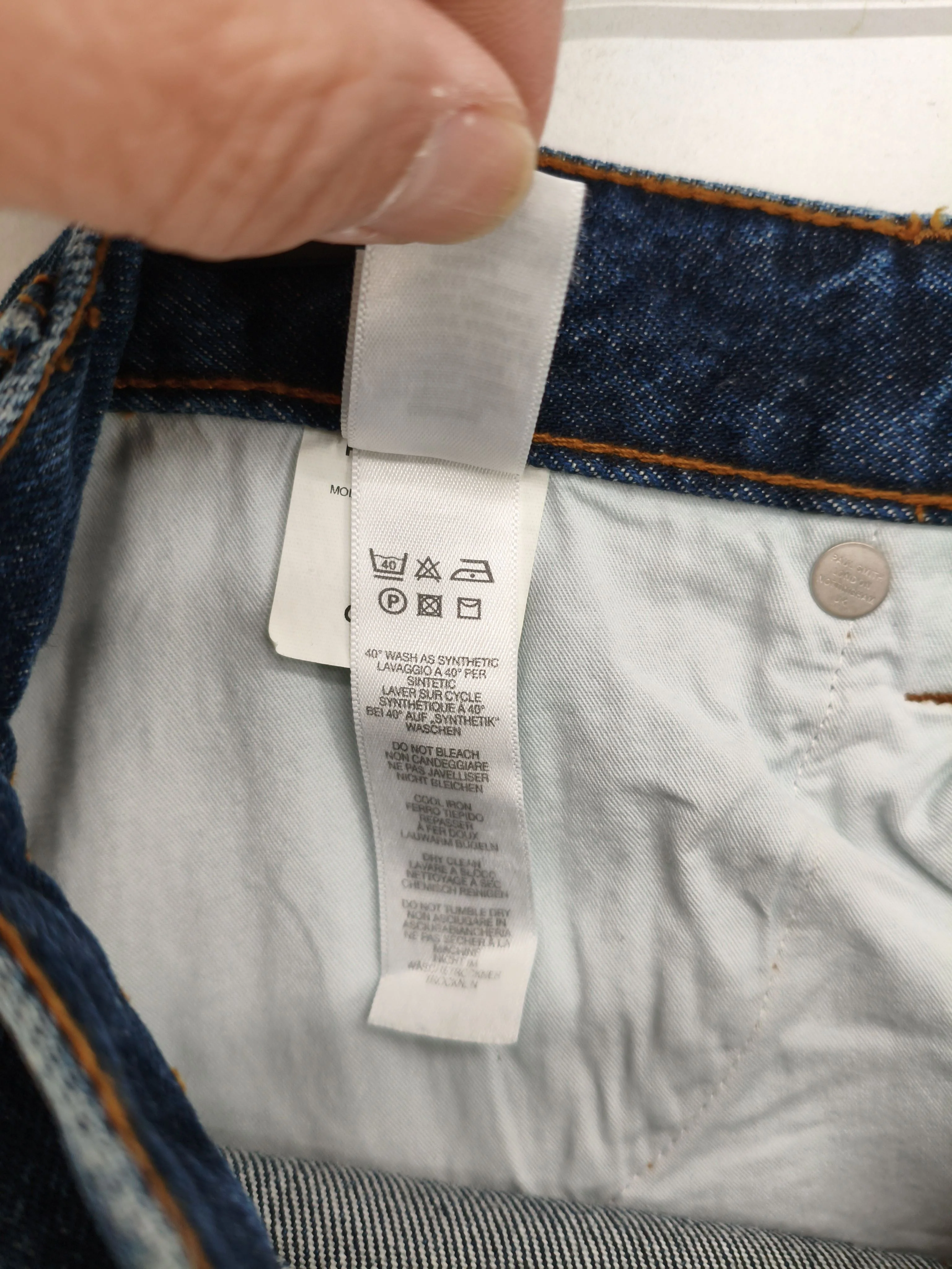 Paul Smith Men's Jeans W 32 in Blue 100% Cotton Straight New with tags - Image 6