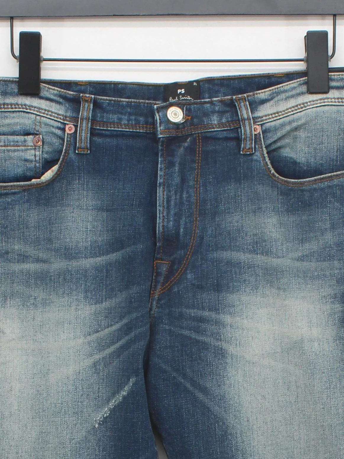 Paul Smith Men's Jeans W 32 in Blue 100% Cotton Straight New with tags - Image 3