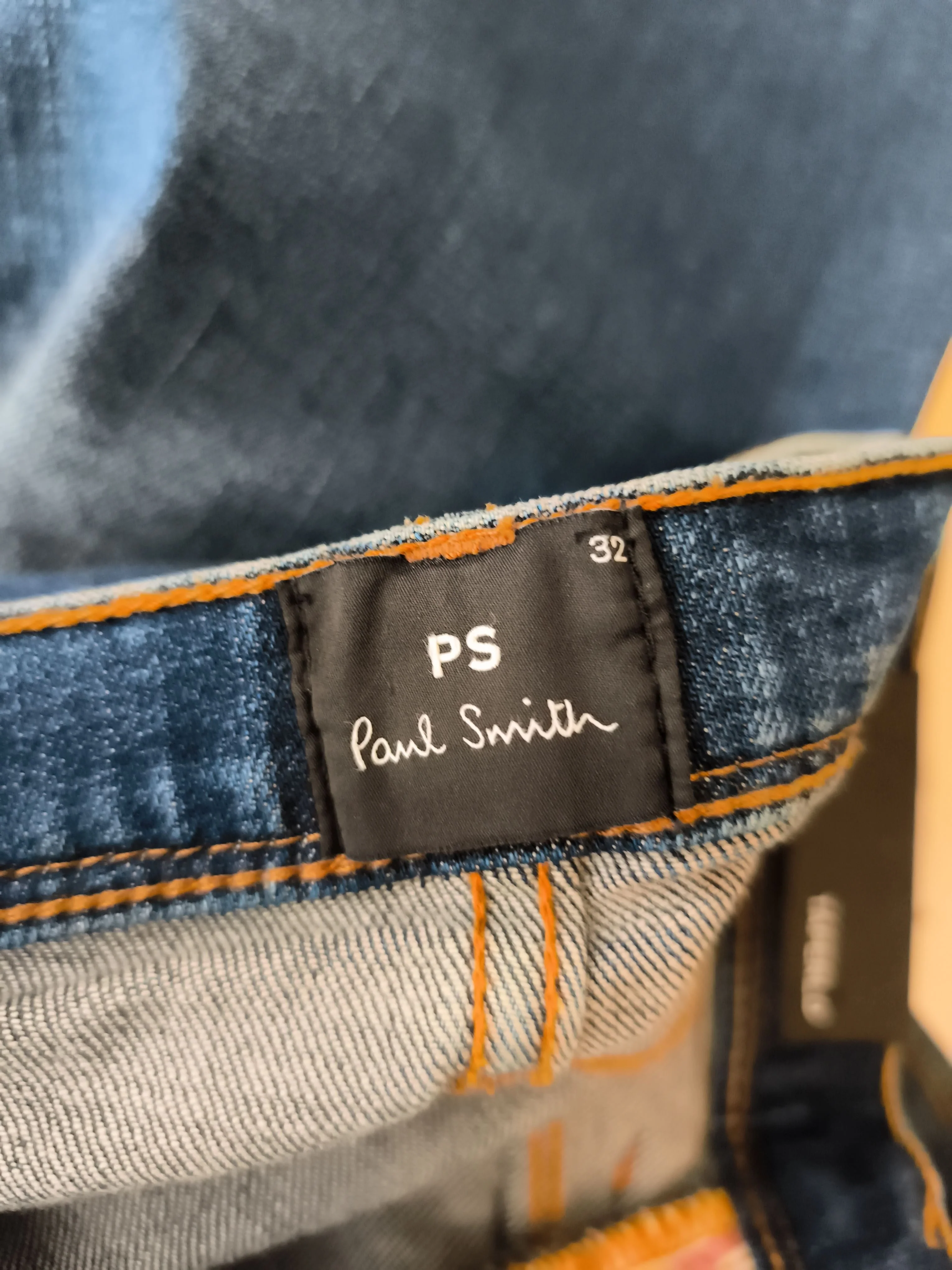 Paul Smith Men's Jeans W 32 in Blue 100% Cotton Straight New with tags - Image 5