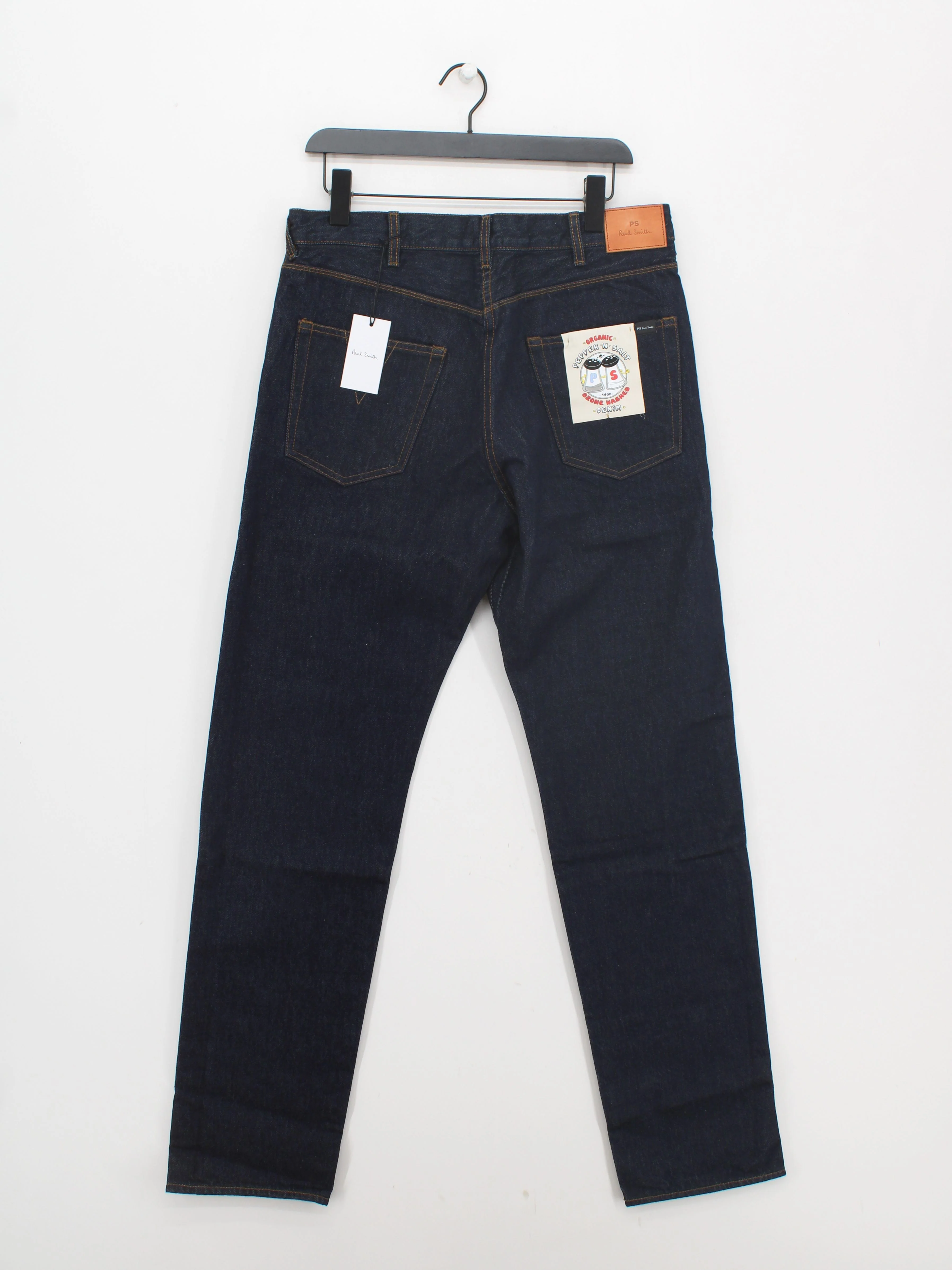 Paul Smith Men's Jeans W 32 in Blue 100% Cotton Straight New with tags - Image 2