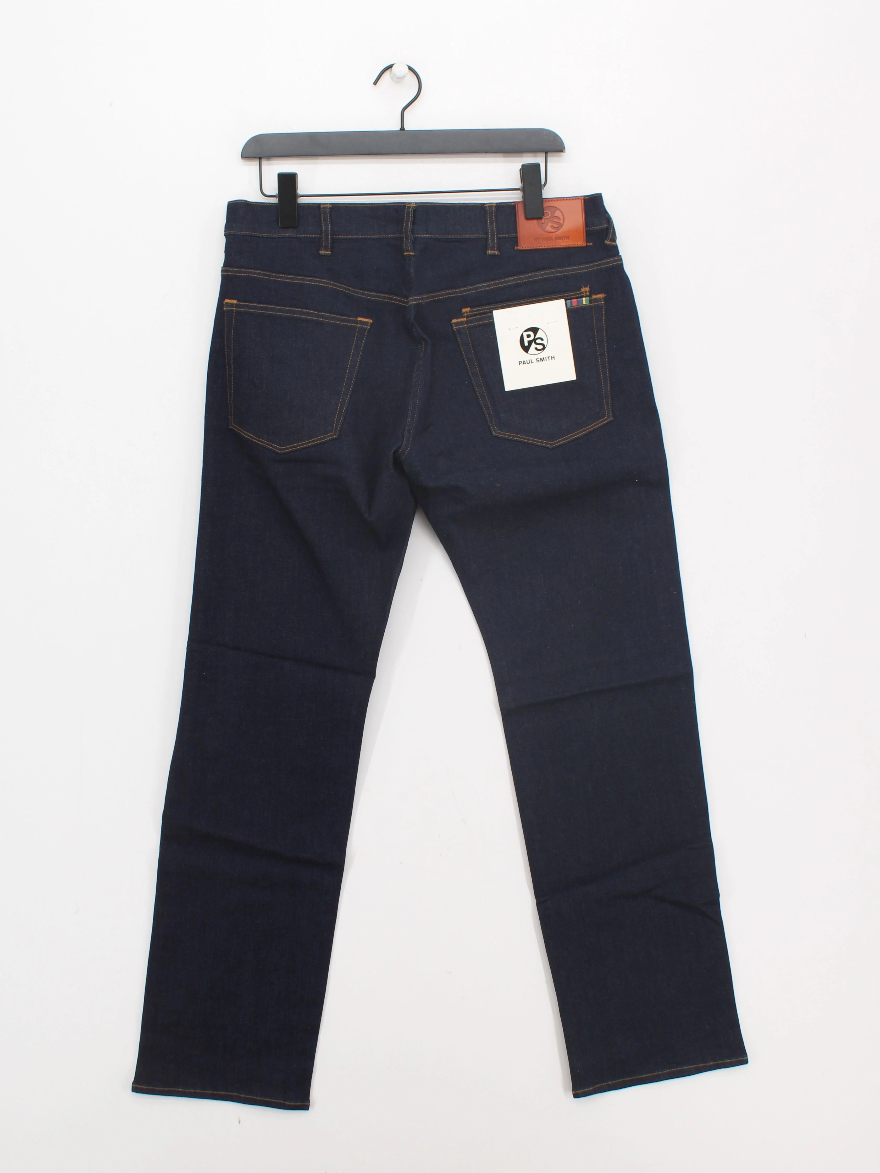 Paul Smith Men's Jeans W 32 in Blue 100% Cotton Straight New with tags - Image 2