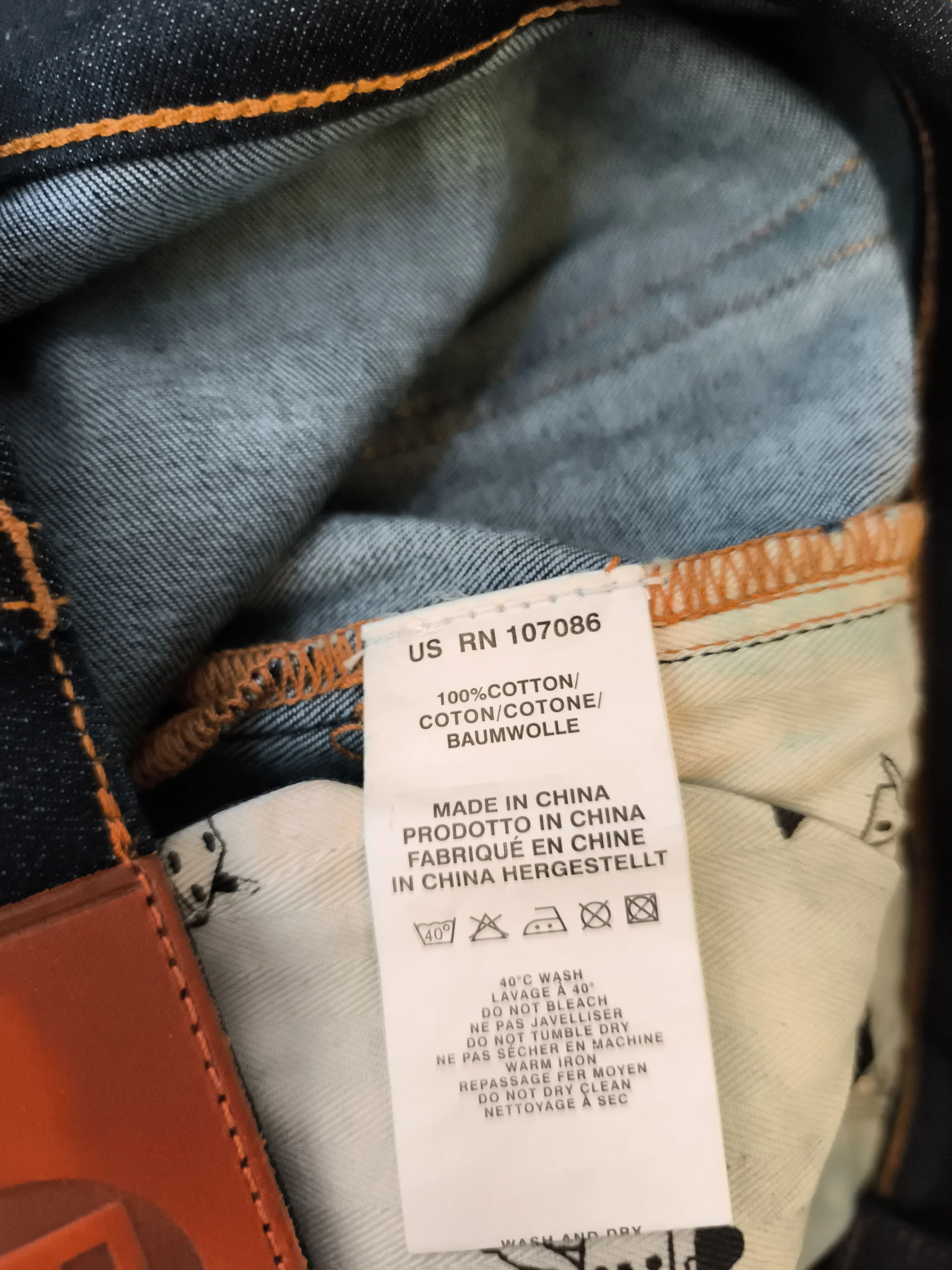 Paul Smith Men's Jeans W 32 in Blue 100% Cotton Straight New with tags - Image 6